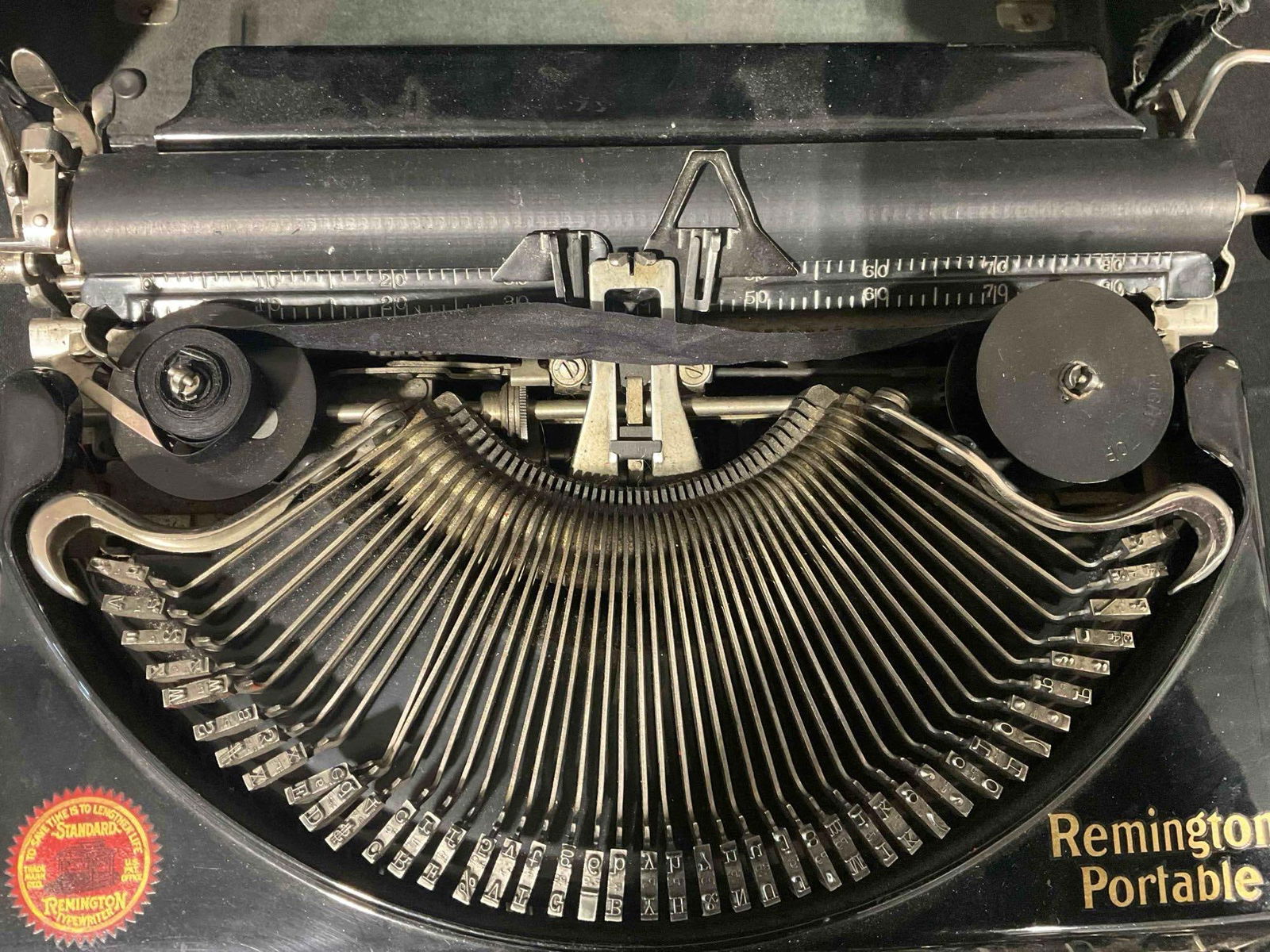 Antique Remington Portable Typewriter Number NP78752. Fair to Good Condition. See pics. - 5