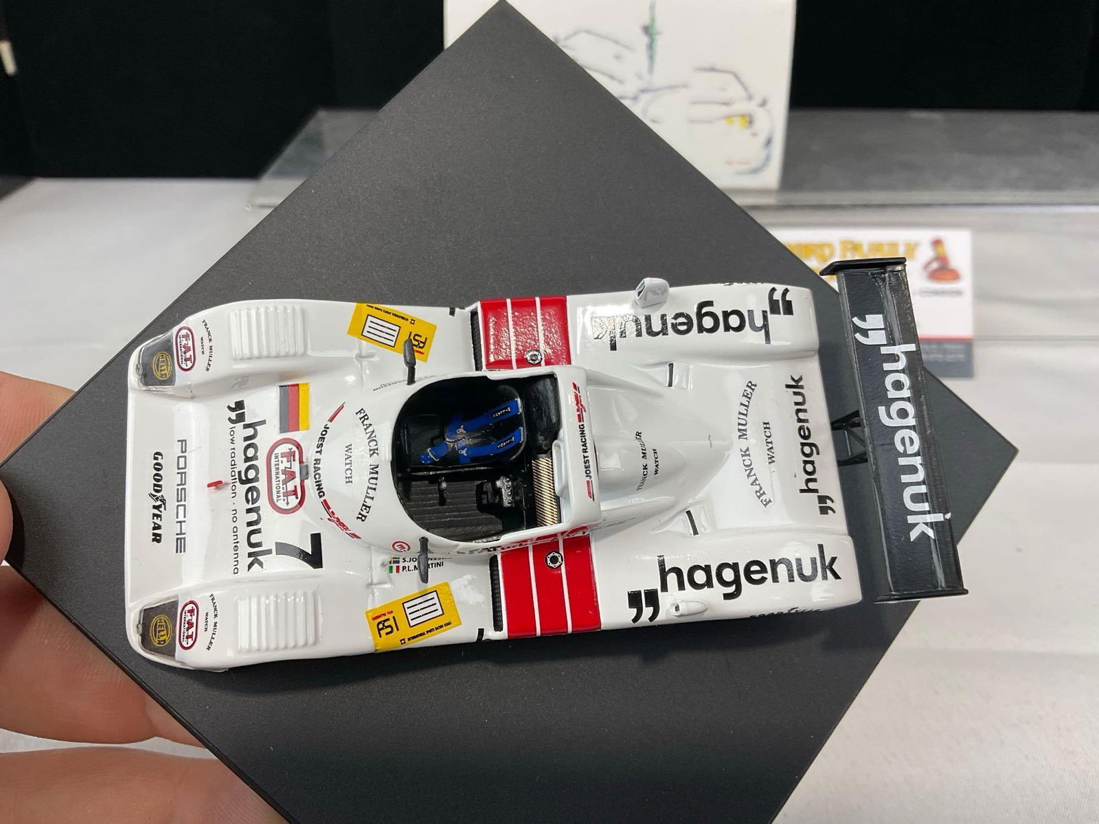 Trofeu 1997 Joest Porsche 1/43 Scale Diecast Car Model, Stefan Johansson, 4h x 6w x 6d inches - 3