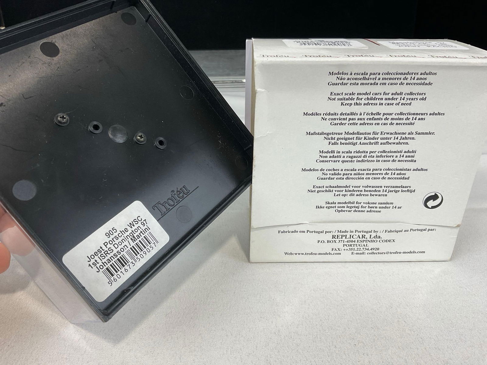 Trofeu 1997 Joest Porsche 1/43 Scale Diecast Car Model, Stefan Johansson, 4h x 6w x 6d inches - 5