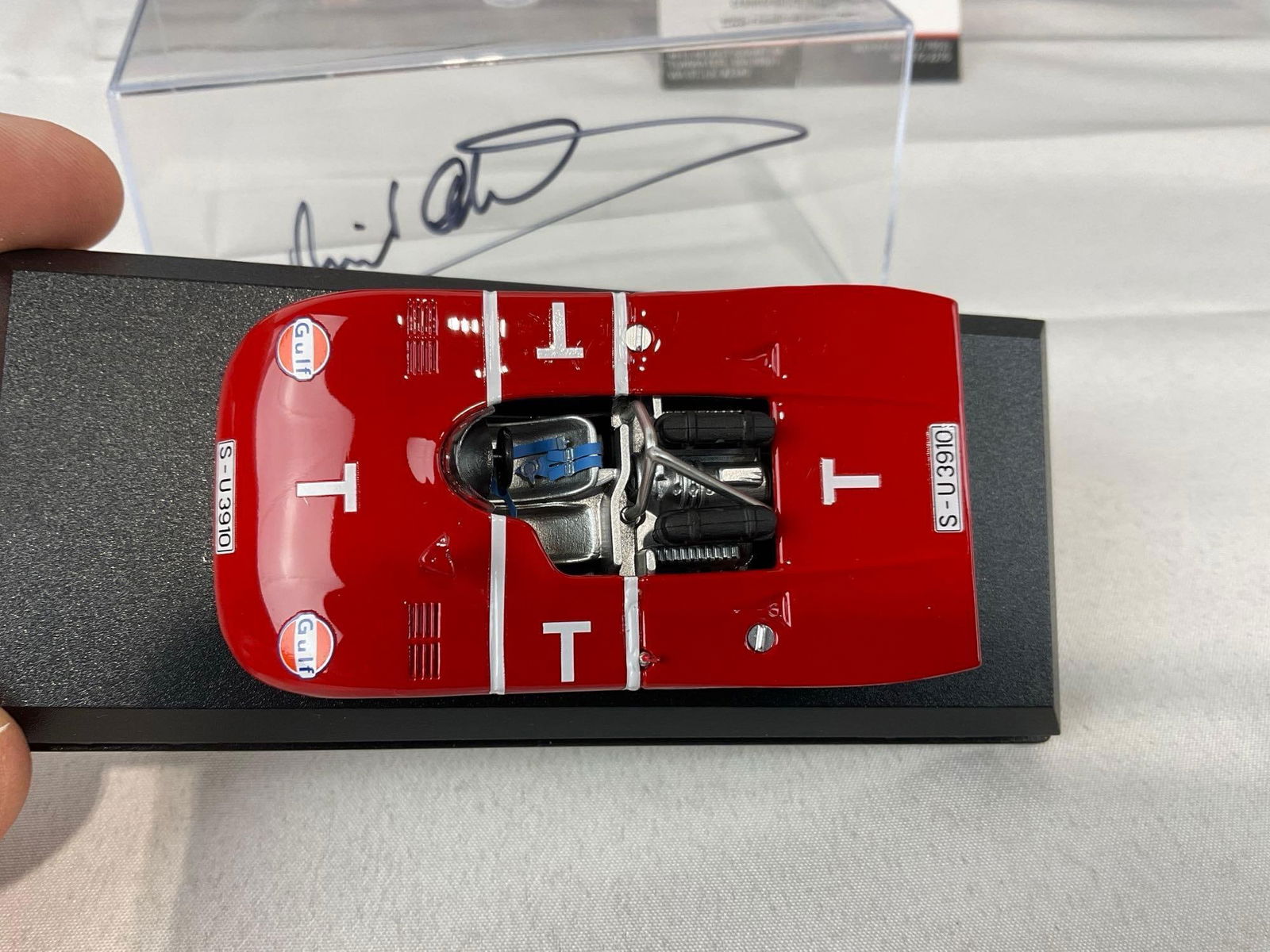 Best Models 1/43 Scale Diecast Car Models, 1970-71 Porsche 908/3, both signed by a driver - 5