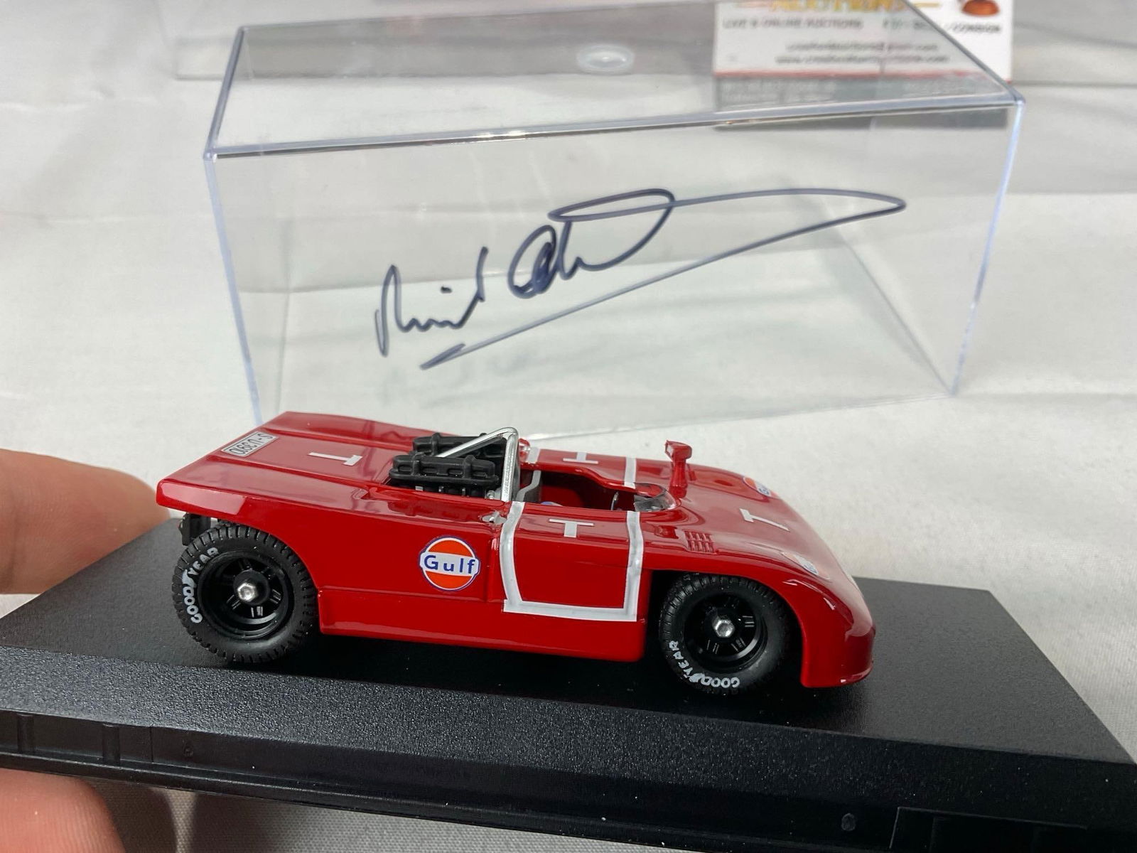 Best Models 1/43 Scale Diecast Car Models, 1970-71 Porsche 908/3, both signed by a driver - 6