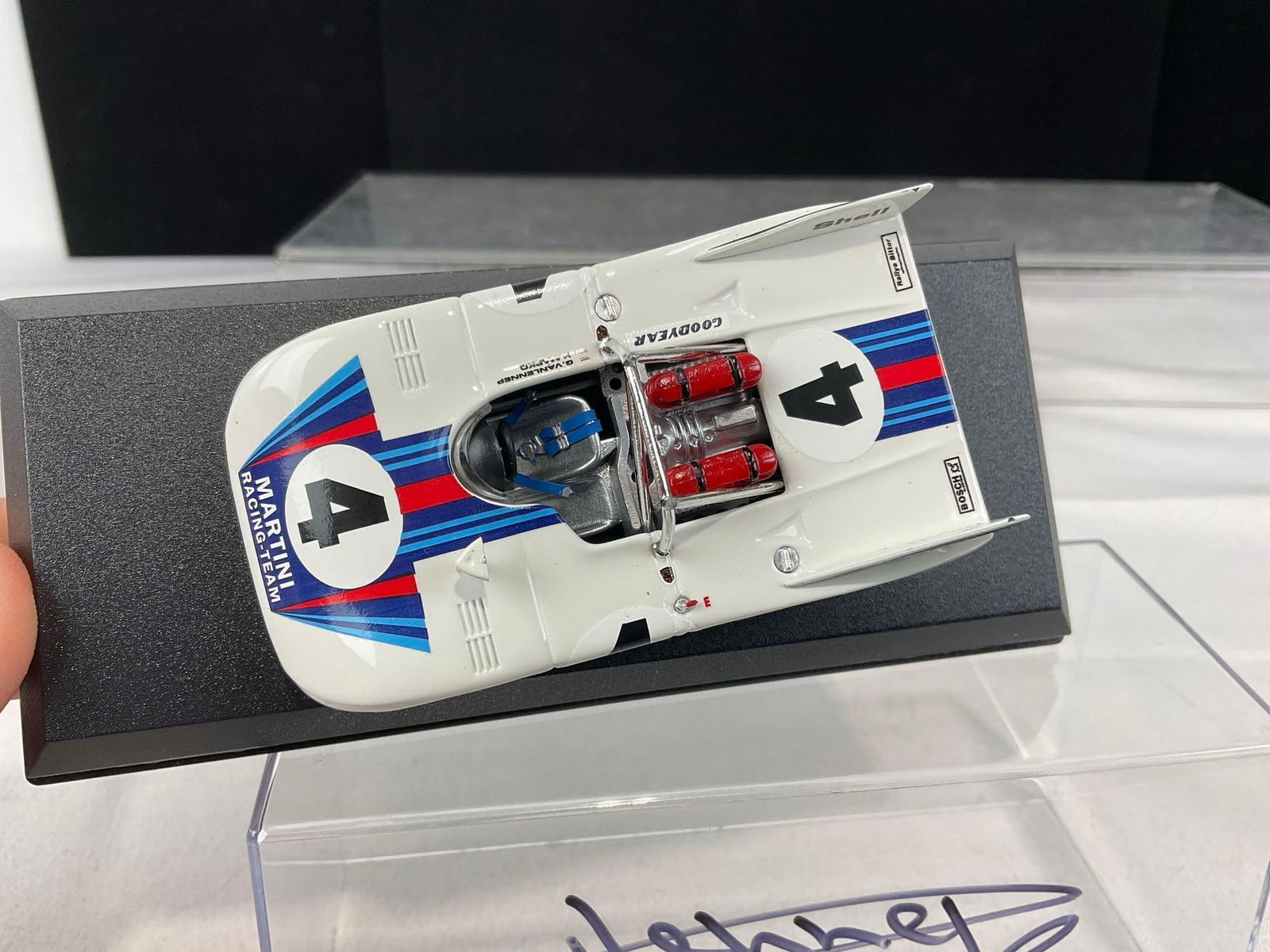 Best Models 1/43 Scale Diecast Car Models, 1970-71 Porsche 908/3, both signed by a driver - 8