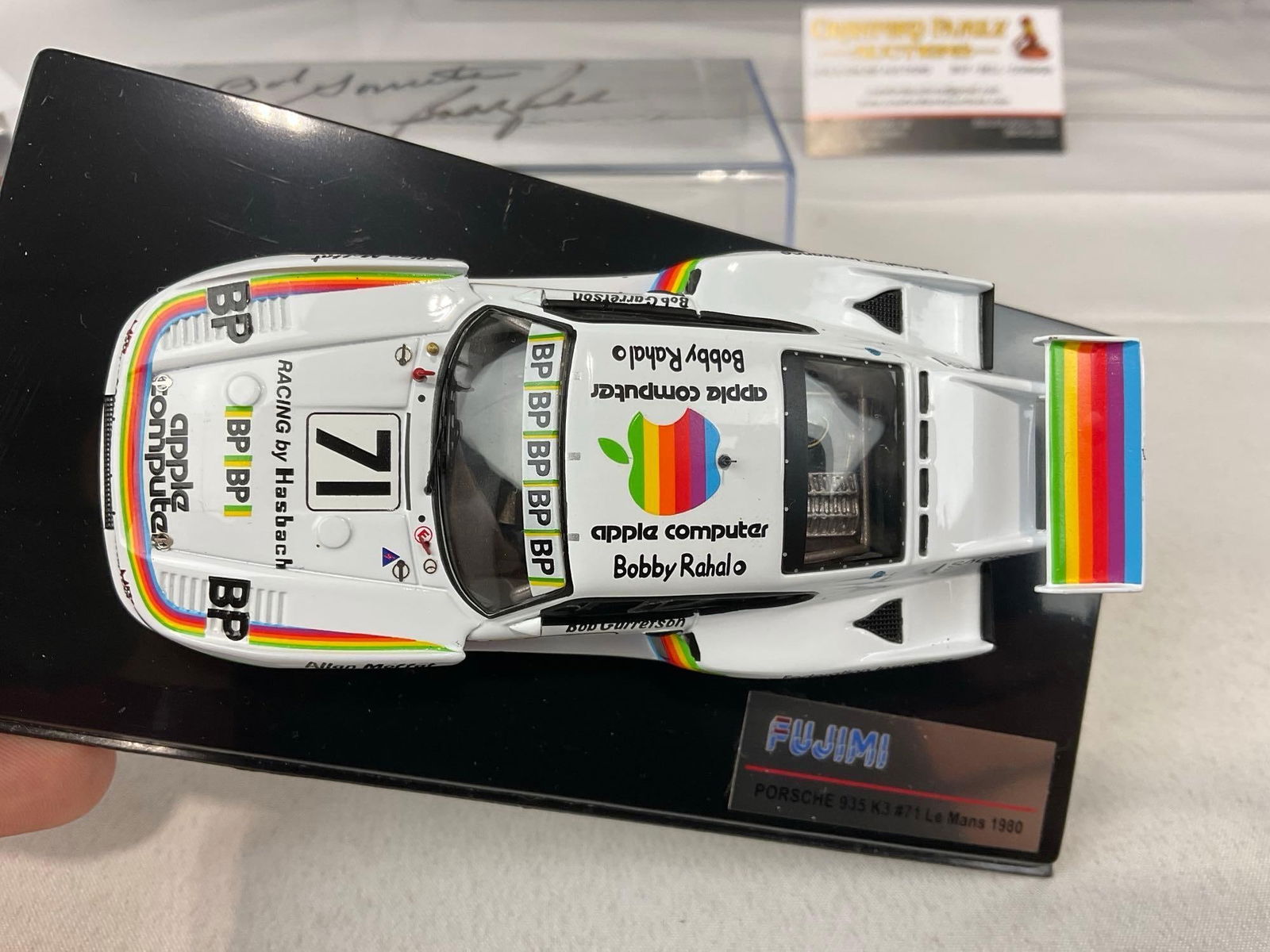 Spark & Fujimi 1/43 Scale Diecast Car Models, 1979-80 Porsche 935 Le Mans 24H signed by drivers - 7