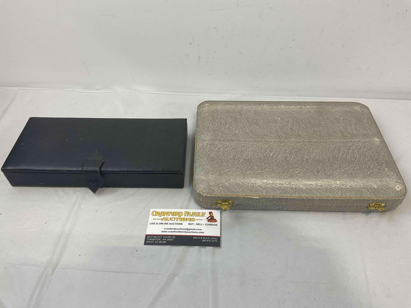 2 pcs Vintage Stainless Steel Steak Knife 6 pc Sets by Griffon & Briddell. Very Good Condition. - 8