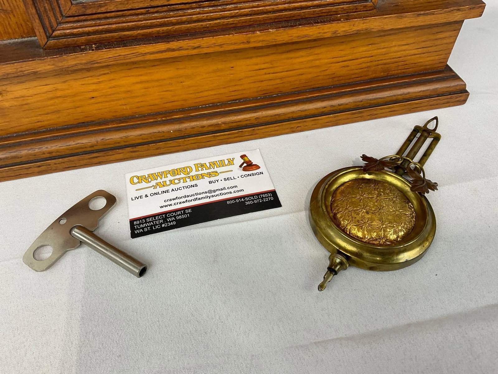 Antique 1880s William L. Gilbert Eagle Gingerbread Mantel Clock, Time Strike, 23h x 15w x 5d inches - 4