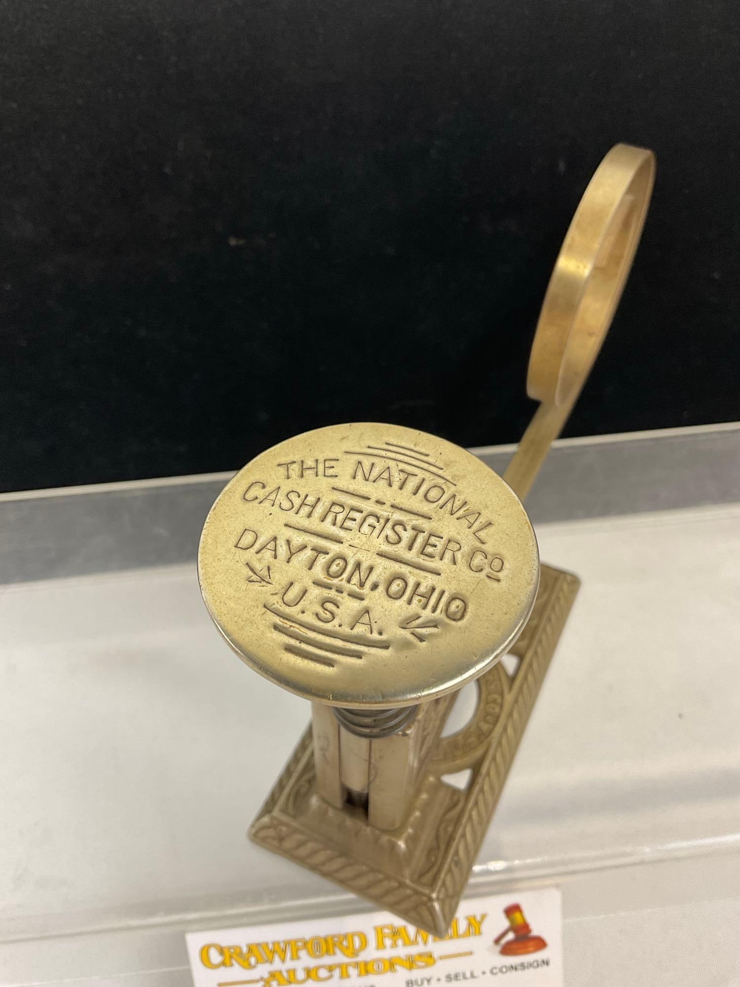 Antique Hotchkiss no.1 Stapler, Cast Iron, last patent date 1896, 6h x 8w x 3d inches - 2