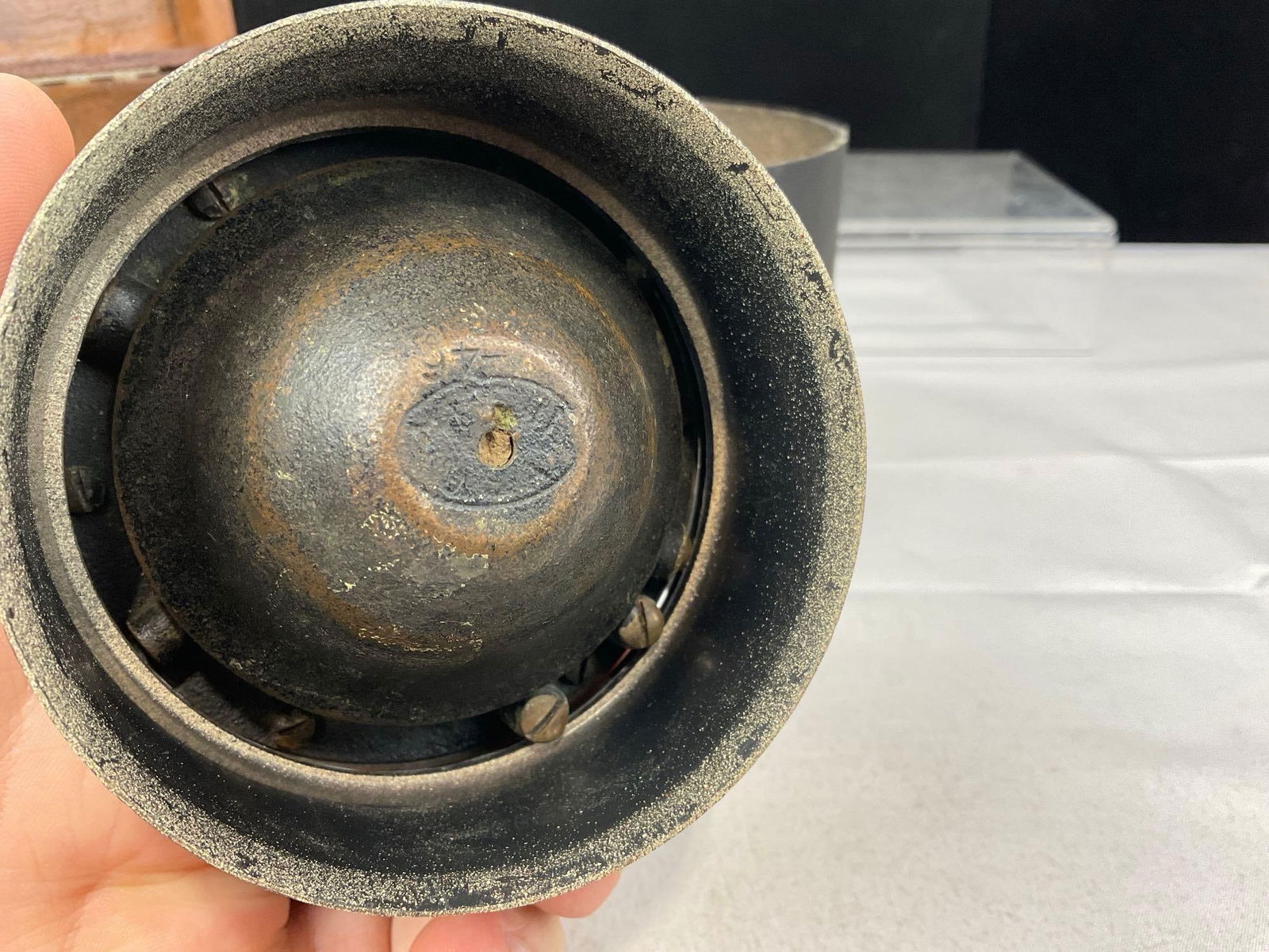 Vintage Crittenden Nautical Compass in Wooden Case, no gimbal included, 7h x 6w x 6d inches - 5