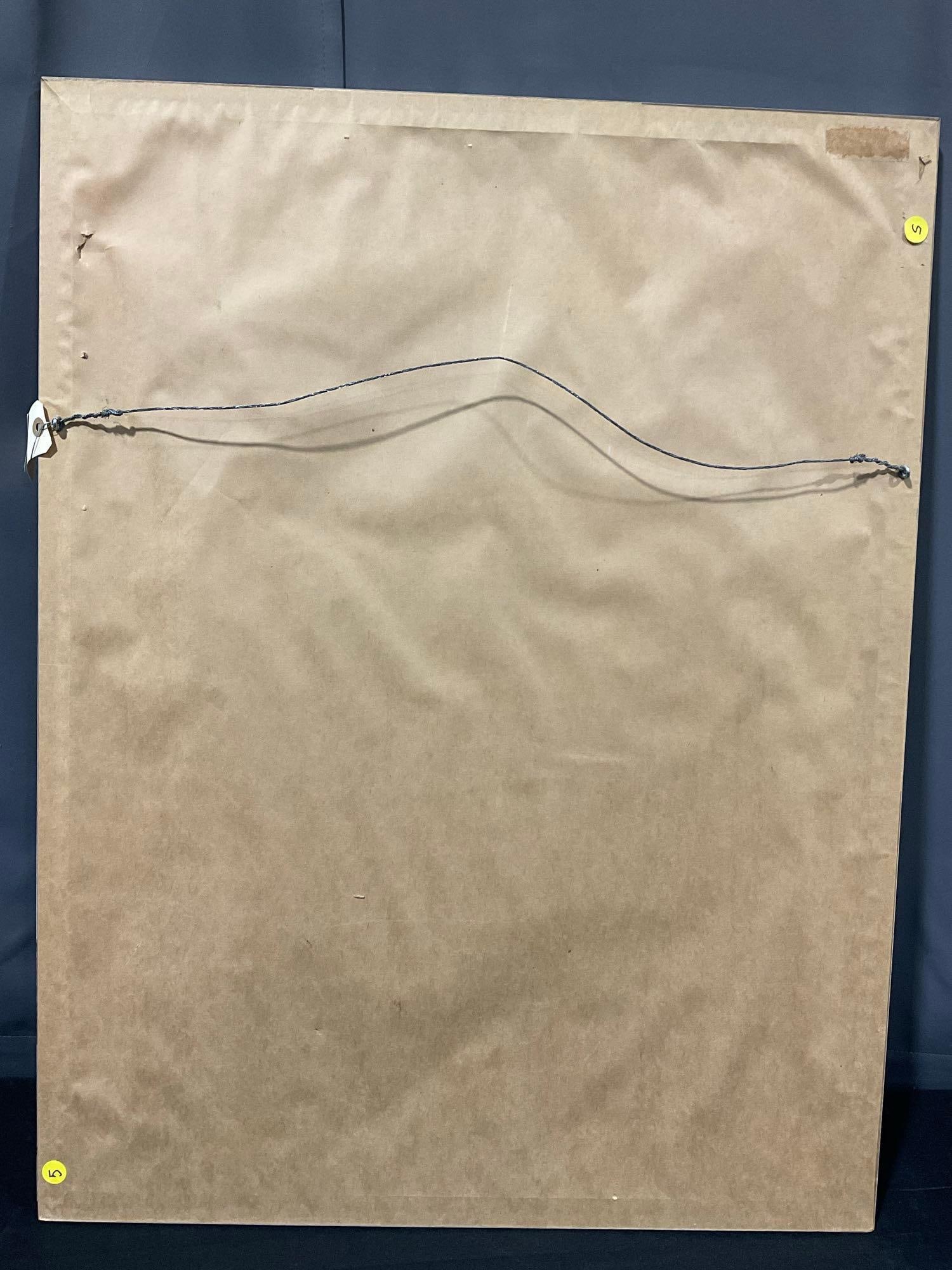 Framed #d 203/300 & Signed Litho titled Two Visitors by Robert Redbird Sr. (1939-2016) 35x27 in - 7