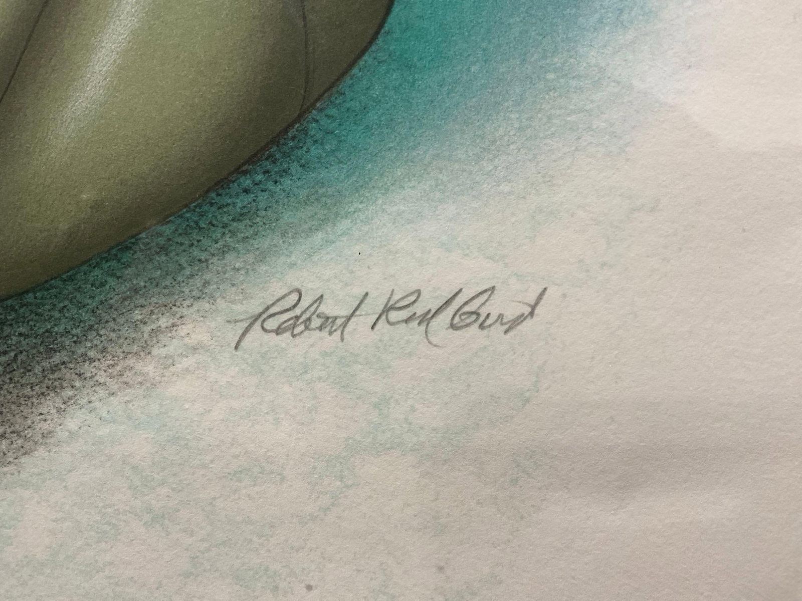 Framed #d 112/300 & Signed Litho titled Two Women by Robert Redbird Sr. (1939-2016) 32x42 in - 4