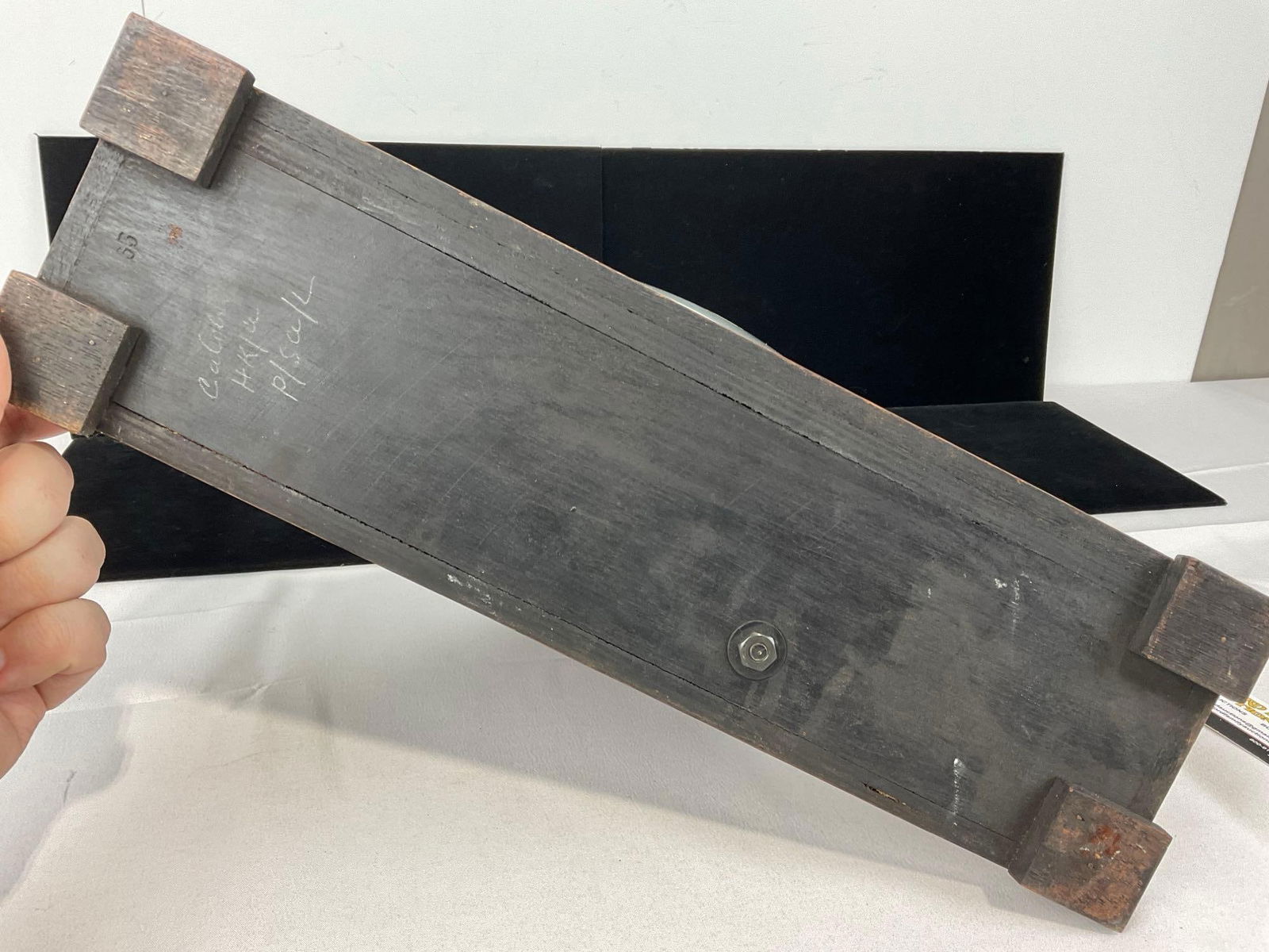 Early 20th Century 1930s Oak English Humpback Mantel Clock Time Strike, 9h x 17w x 6d inches - 7