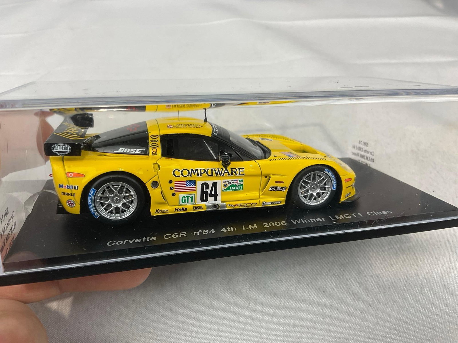 2 Spark 1/43 Diecast Car Models, 2006-08 Corvette C6R Le Mans, - 5