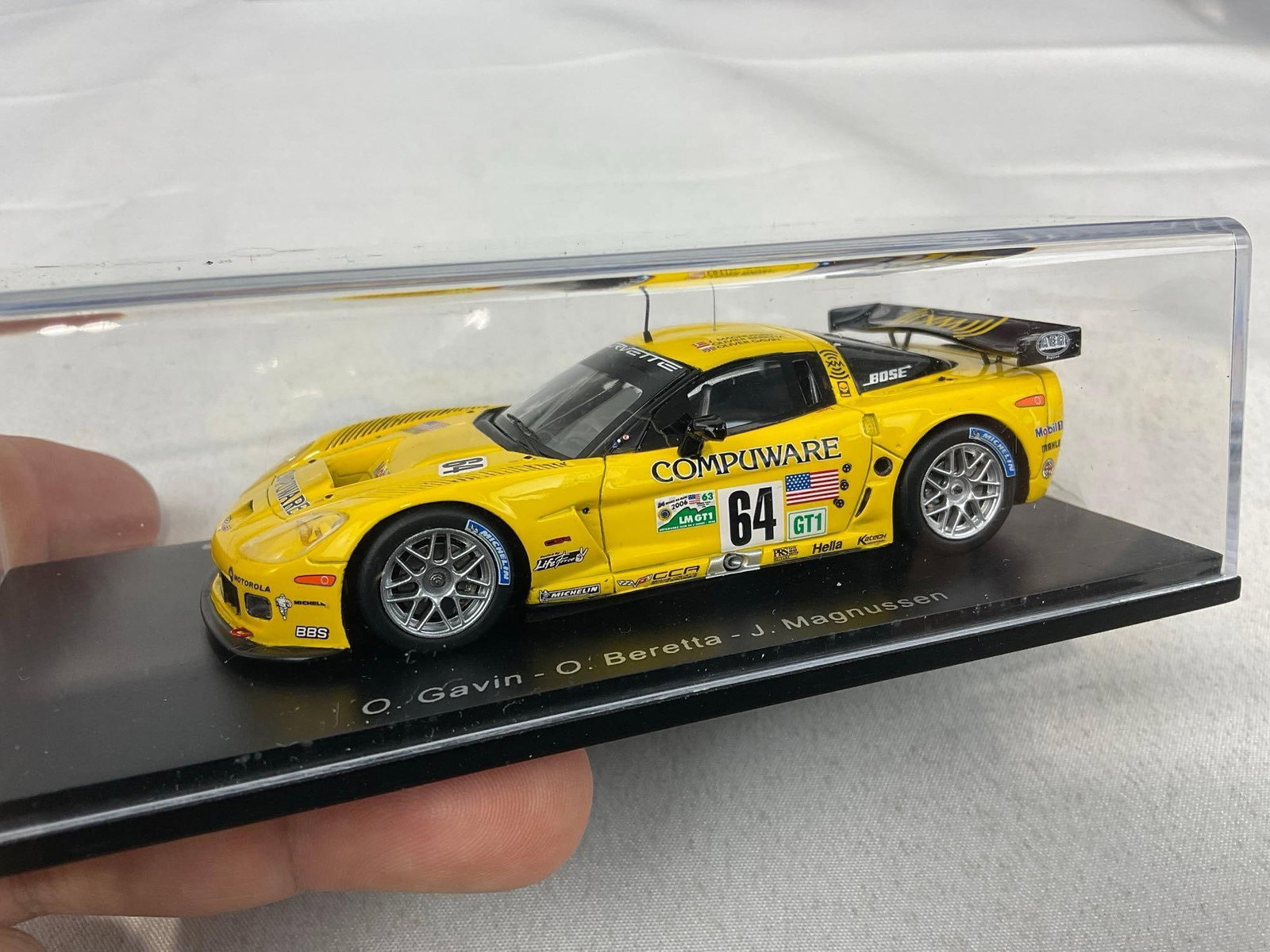 2 Spark 1/43 Diecast Car Models, 2006-08 Corvette C6R Le Mans, - 6
