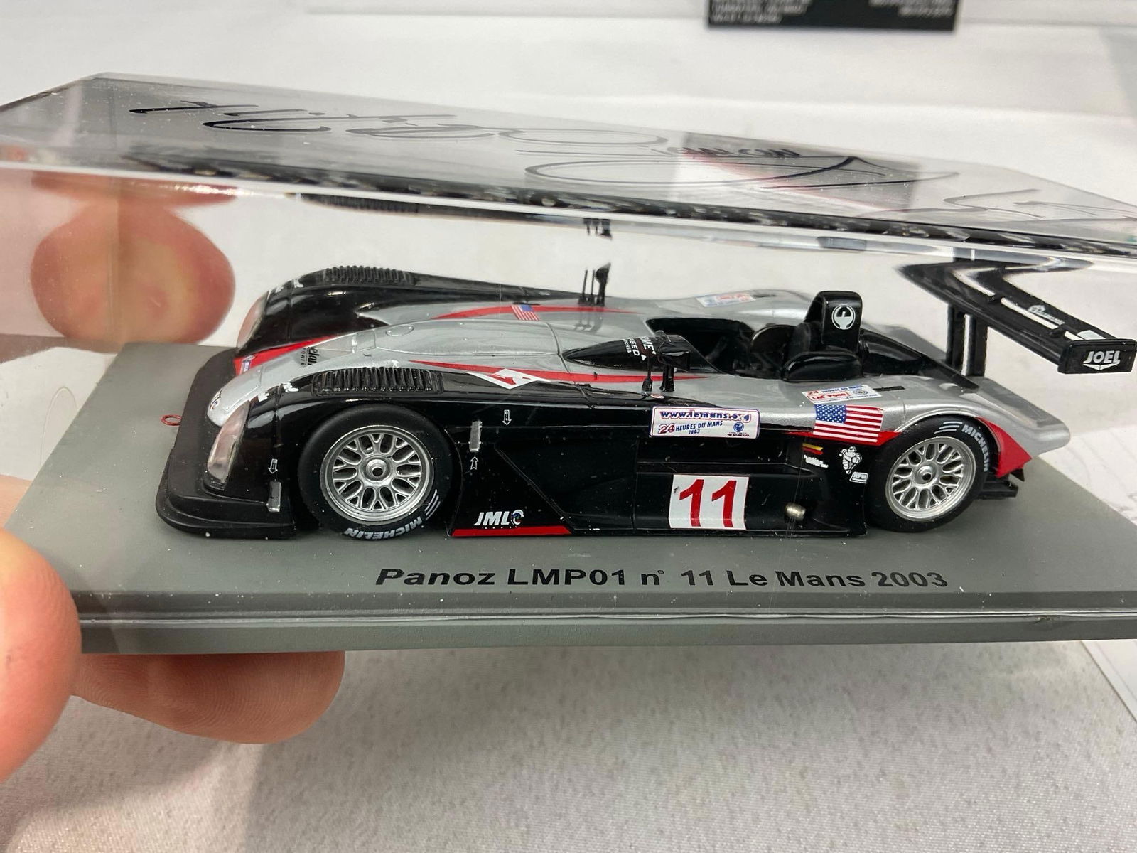 2 Spark 1/43 Diecast Car Models, 2003 Panoz LMP01 LM24H, 1 Signed by 2 Drivers - 7