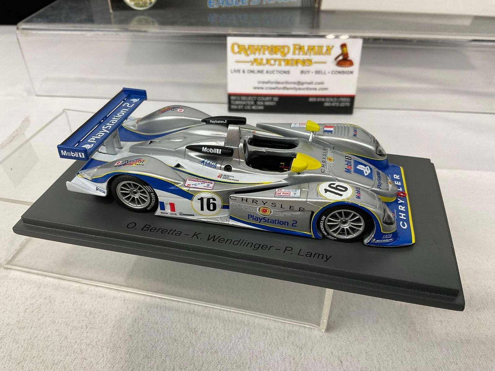 2 Spark & Eagles Race 1/43 Diecast Car Models, 1999 Viper GTS-R & 2001 Chrysler Mopar LMP - 3