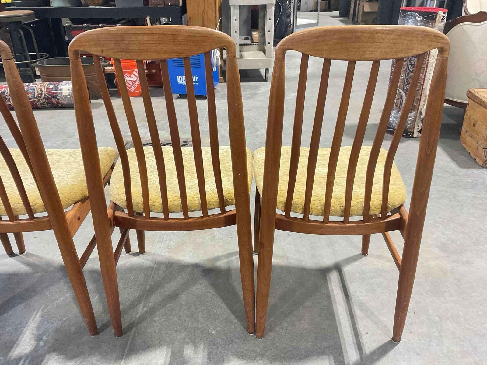 4 pcs Handsome Vintage MCM Benny Linden Teak Dining Chairs. Excellent Condition. See pics. - 5