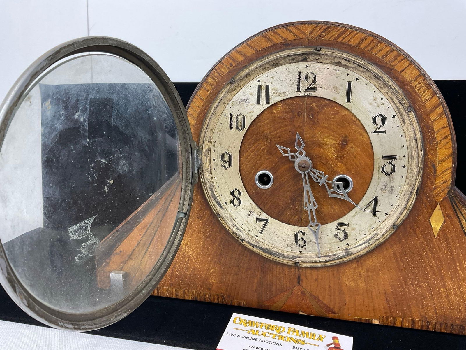 Early 20th Century German Haller (?) Mantel Clock, Time Strike, 10h x 15w x 7d inches - 2