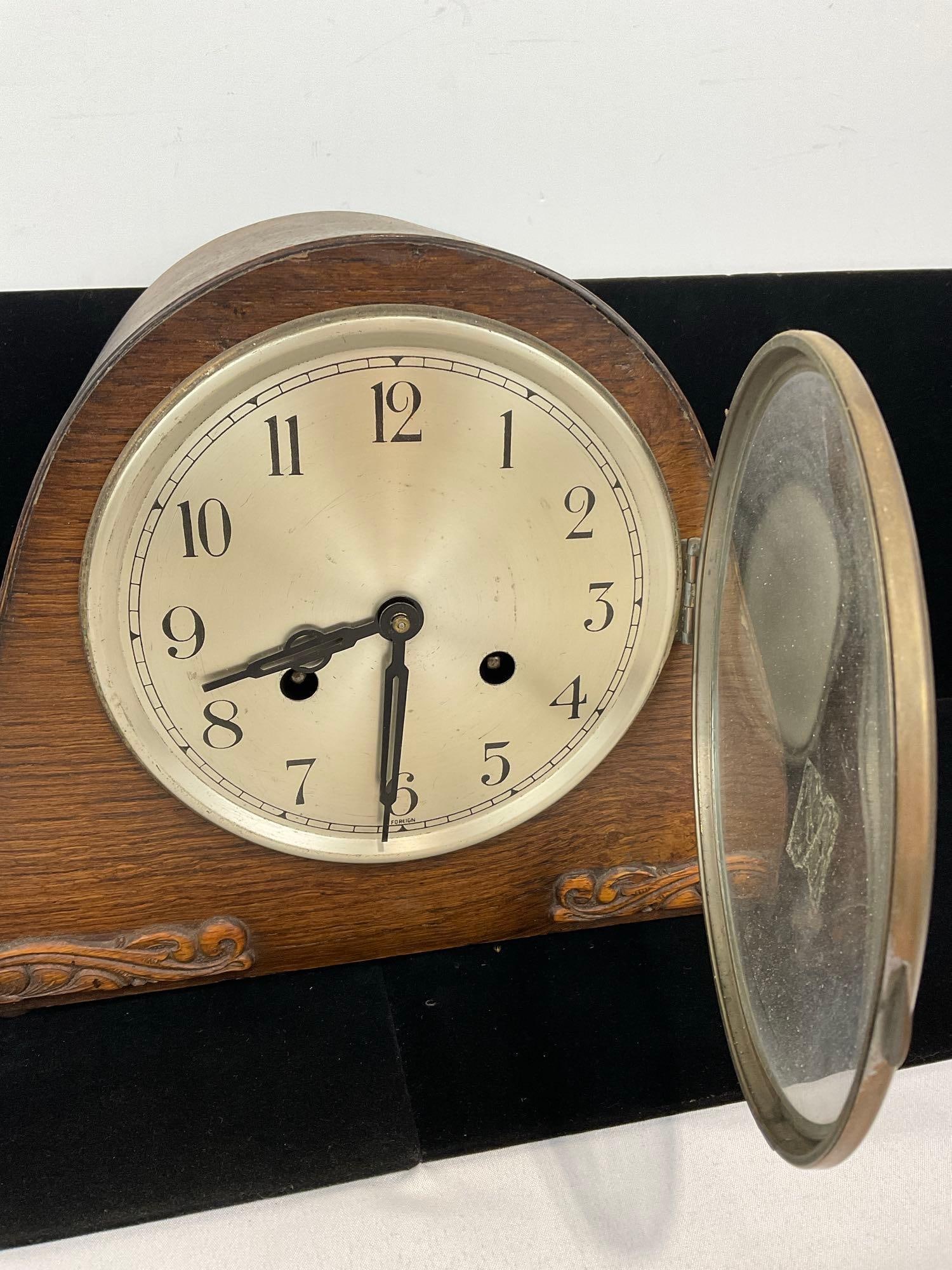 Early 20th Century Mantel Clock, Time Strike, Westminster Chime, 10h x 11w x 6d inches - 2