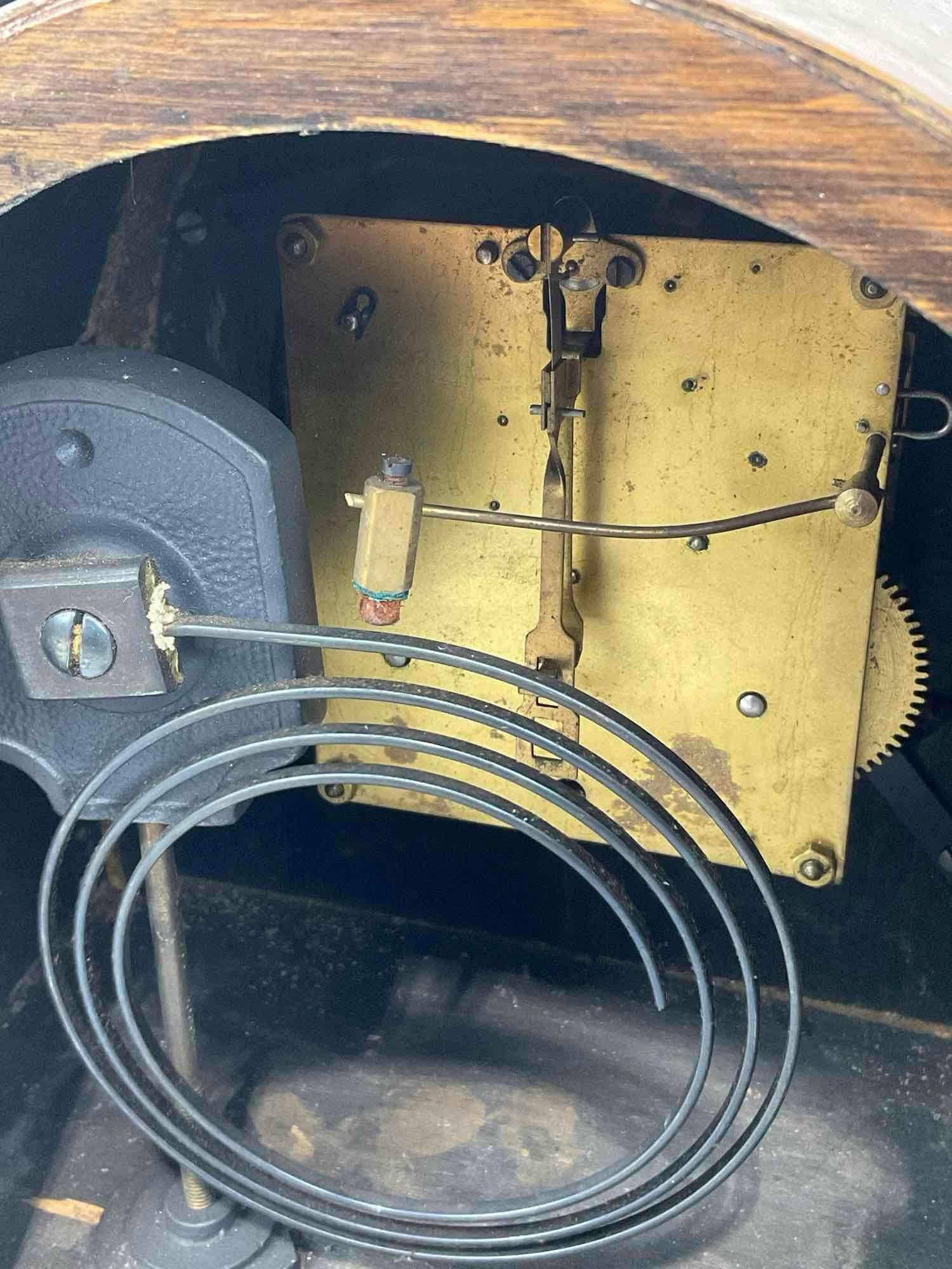 Early 20th Century Art Deco Mantel Clock, Time Strike, Westminster Chime, 9h x 10w x 6d inches - 6