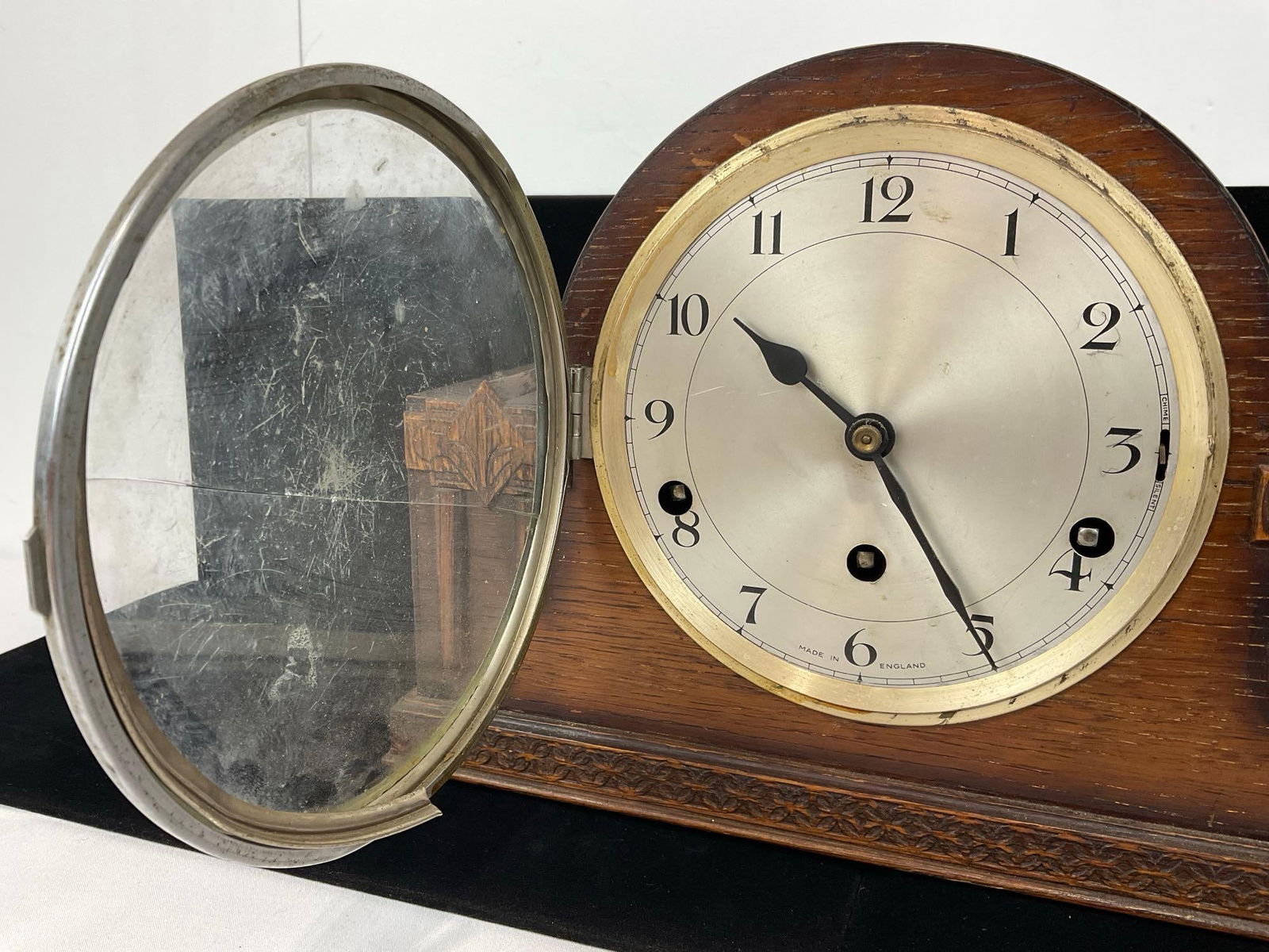 Early 20th Century Mantel Clock, Time Strike Chime, 10h x 13w x 6d inches - 2