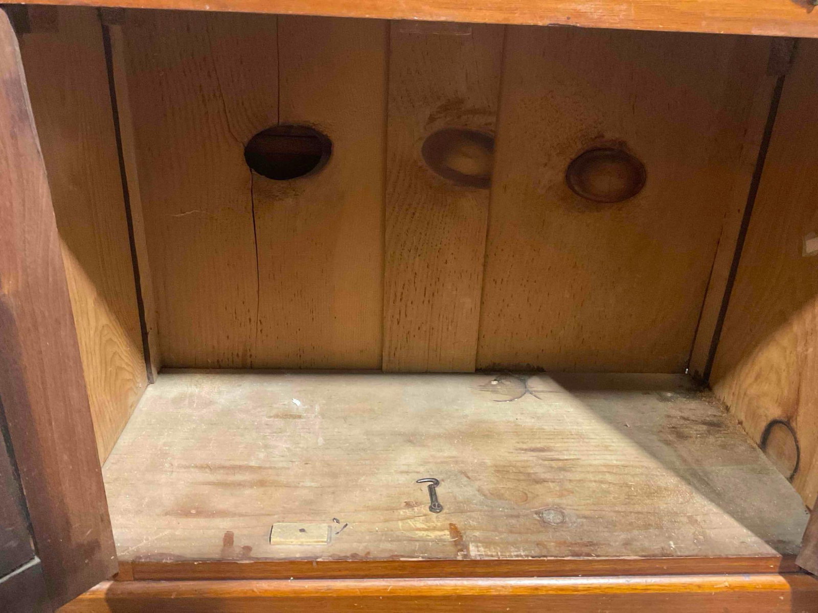 Antique Victorian Walnut? Wood Washstand w/ Grey Marble Top. Excellent Condition. See pics. - 7