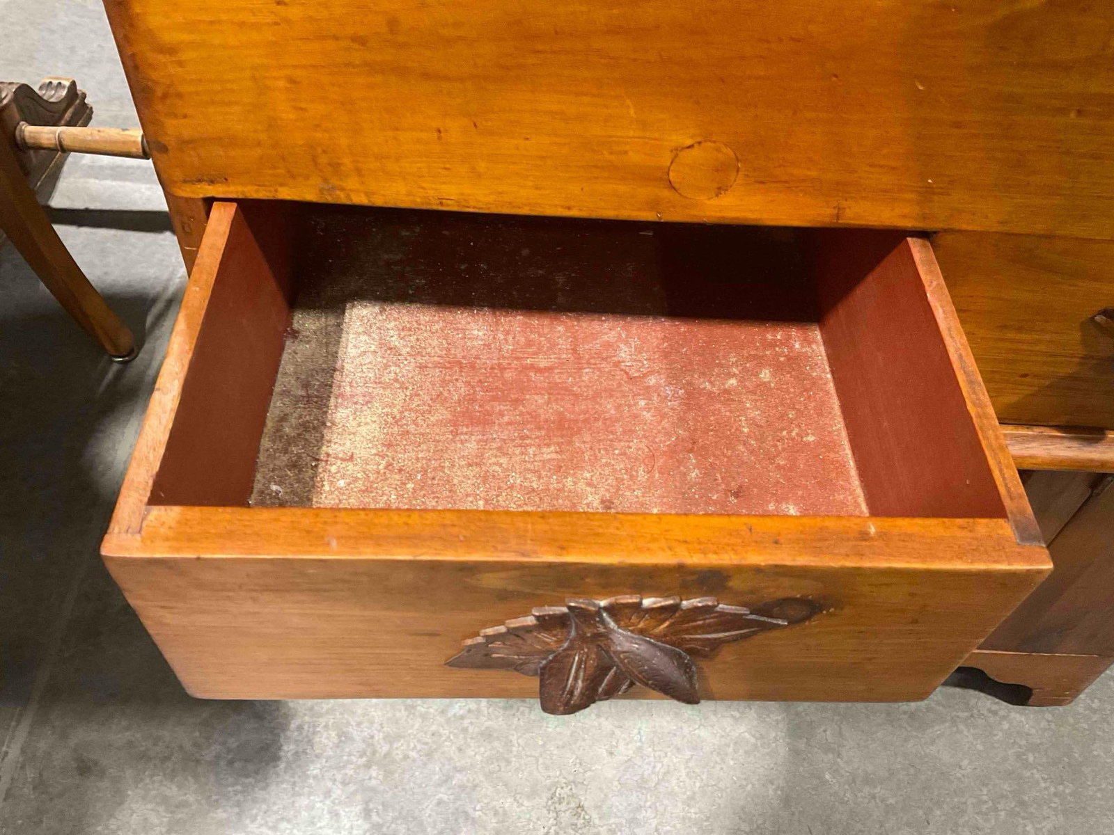 Antique Primitive Pine? Wood Dry Sink Lift Top Commode Cabinet. Excellent Condition. See pics. - 6