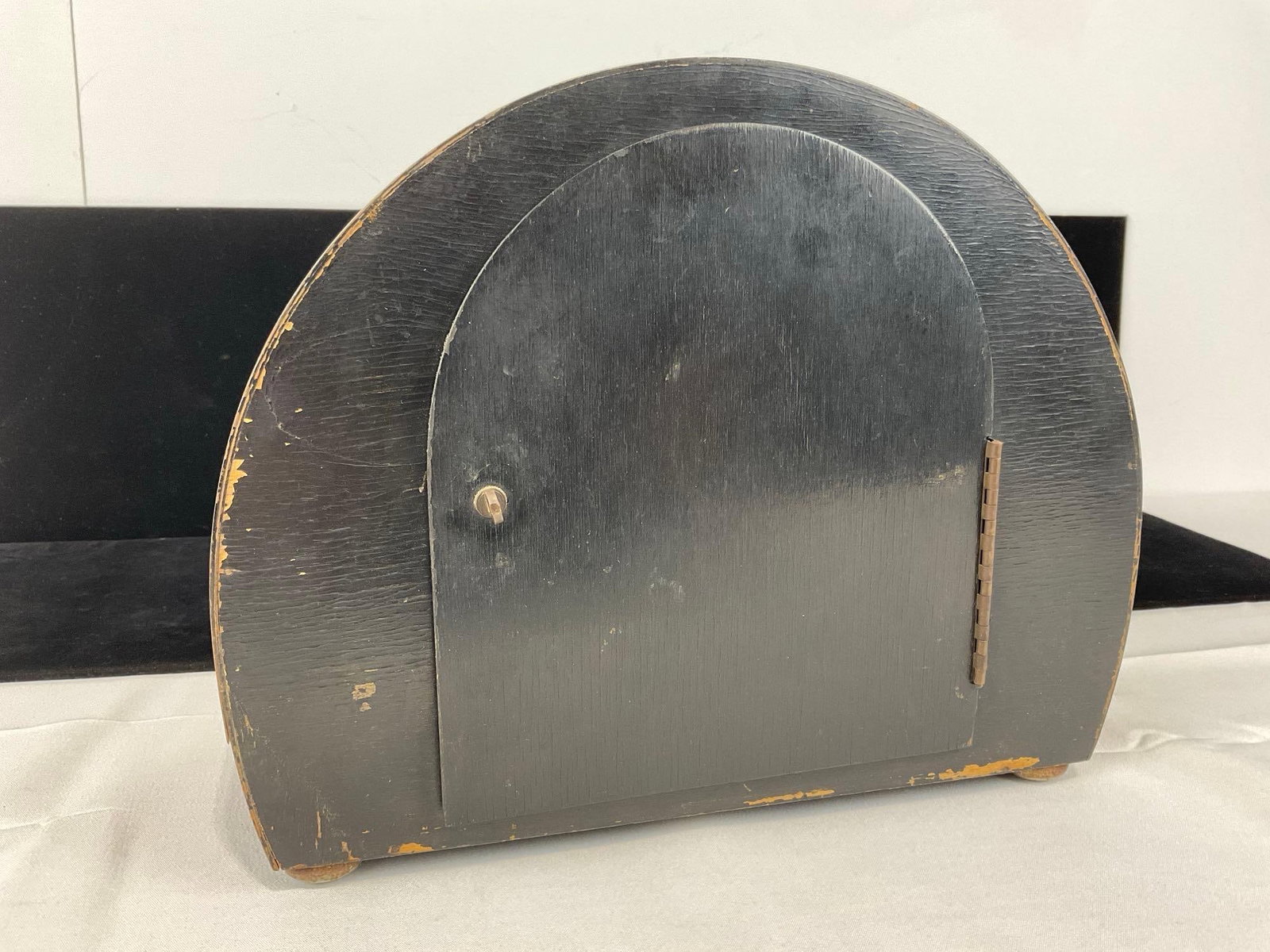 Early 20th Century English Oak Mantel Clock Time Strike Chime, 10h x 12w x 6d inches - 4