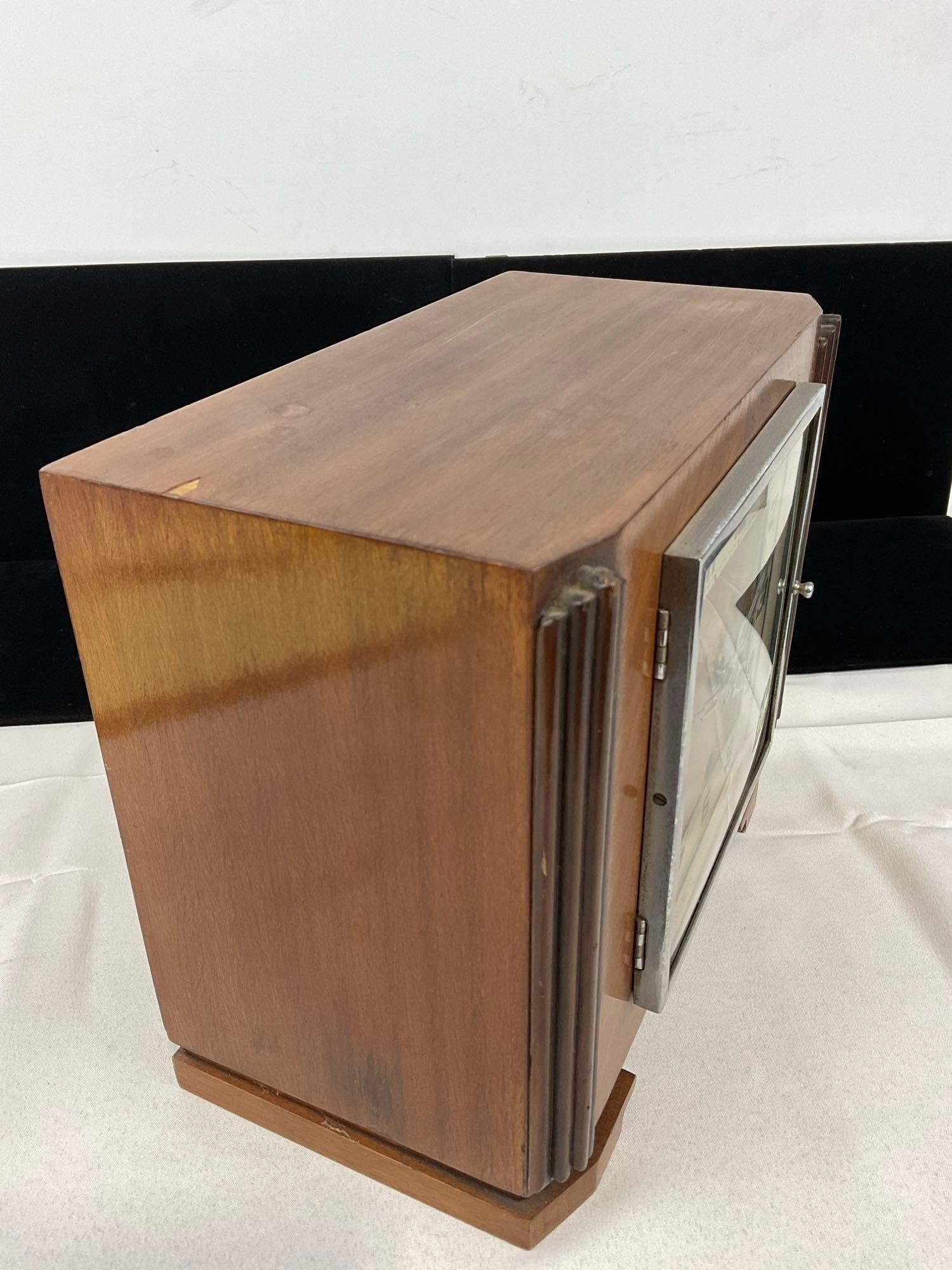 Early 20th Century Square Anvil English Mantel Clock, 10h x 12w x 7d inches - 3