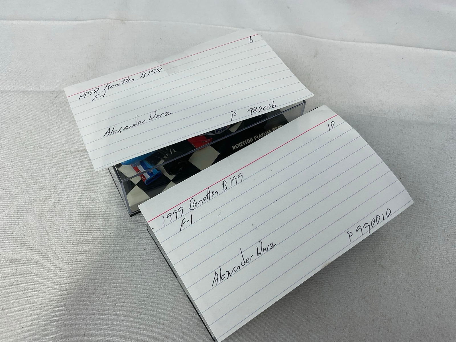 2 Minichamps 1/43 Diecast Car Models, 1998-99 Benetton B198 & B199, Alexander Wurz - 7