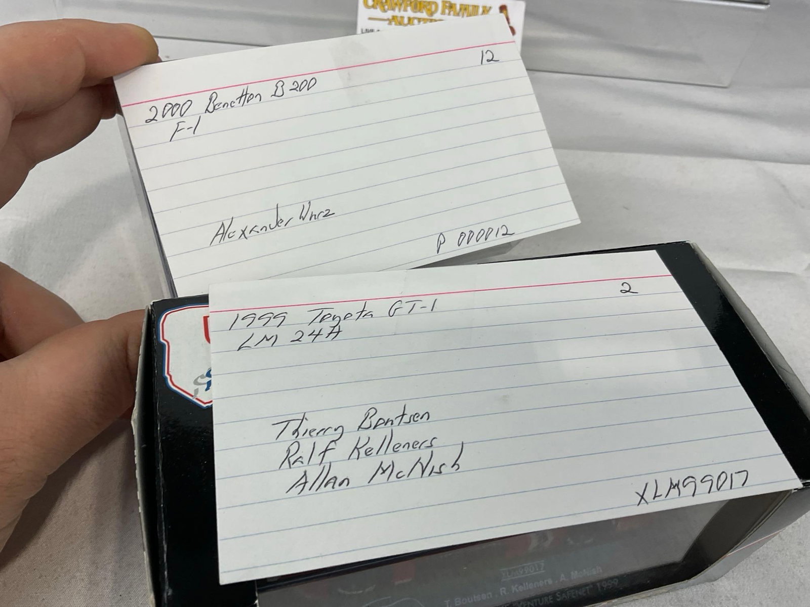 2 ONYX & Minichamps 1/43 Diecast Car Models, 1999 Toyota GT-1 & 2000 Benetton B200 - 6