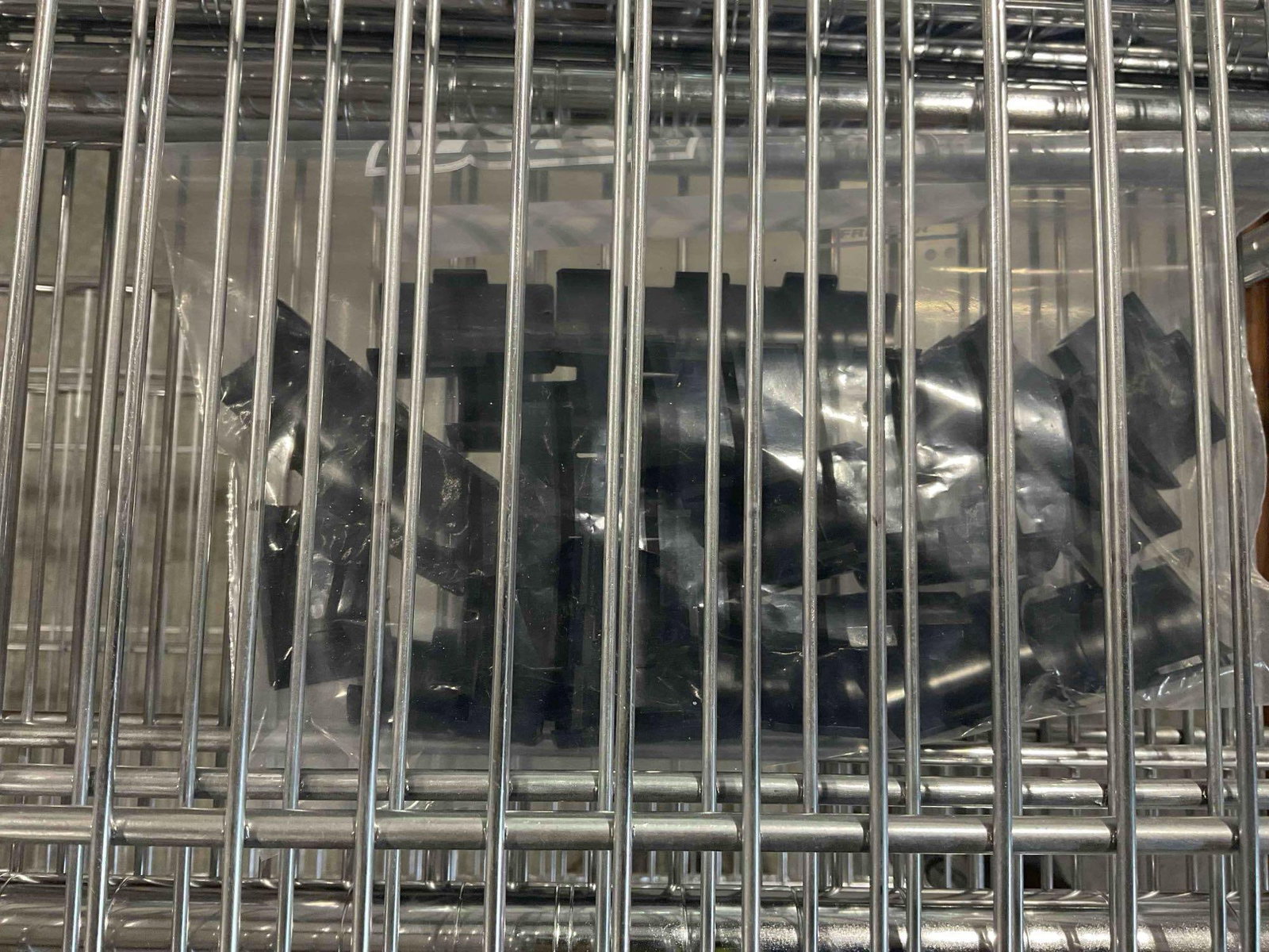 Partially Assembled Industrial Metal 6-Tier Shelving System Rolling Shelf. Excellent Condition. - 5