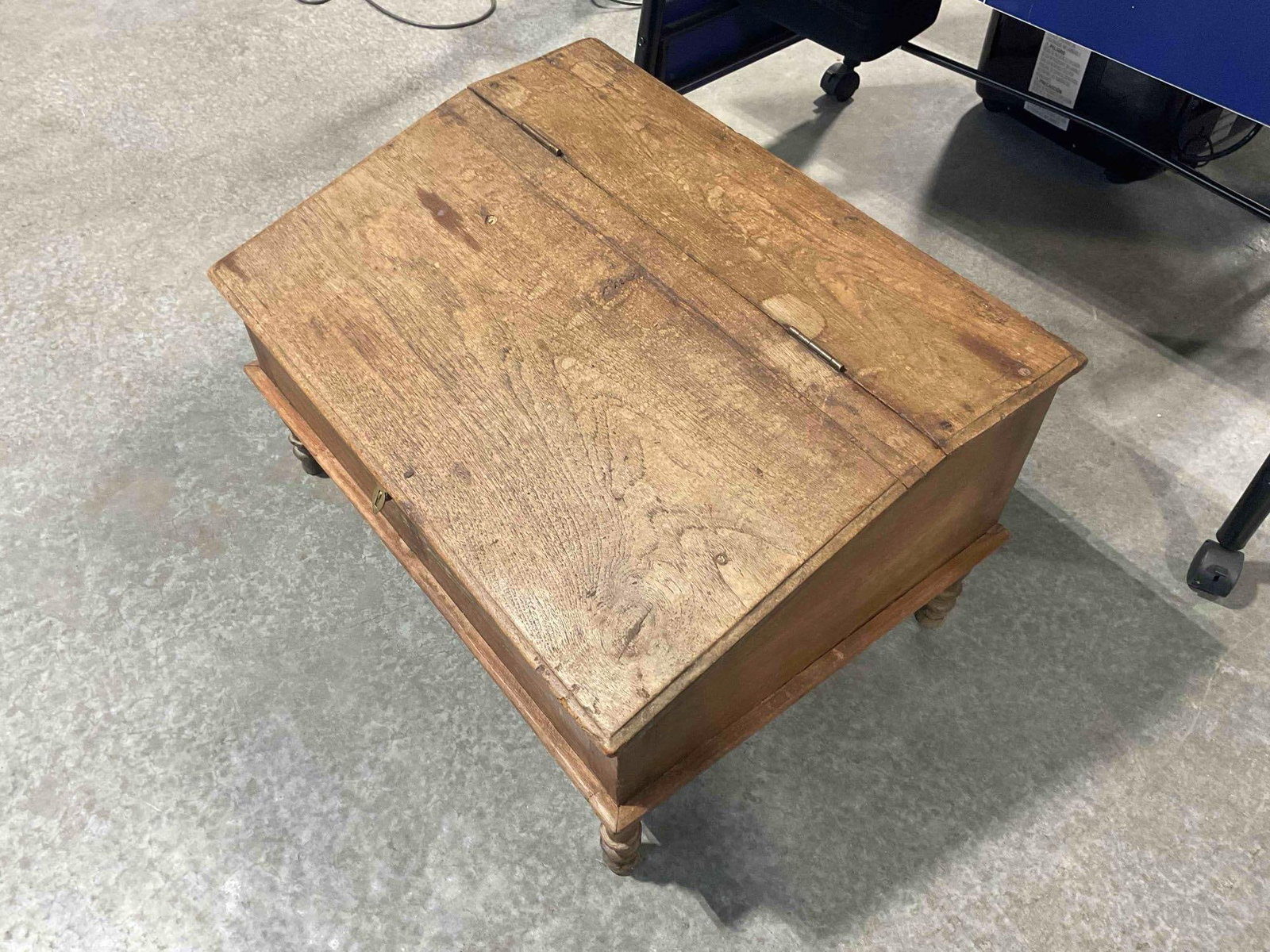 Antique Charming Wooden Portable Writing Secretary Desk. Good Condition. See pics. - 3