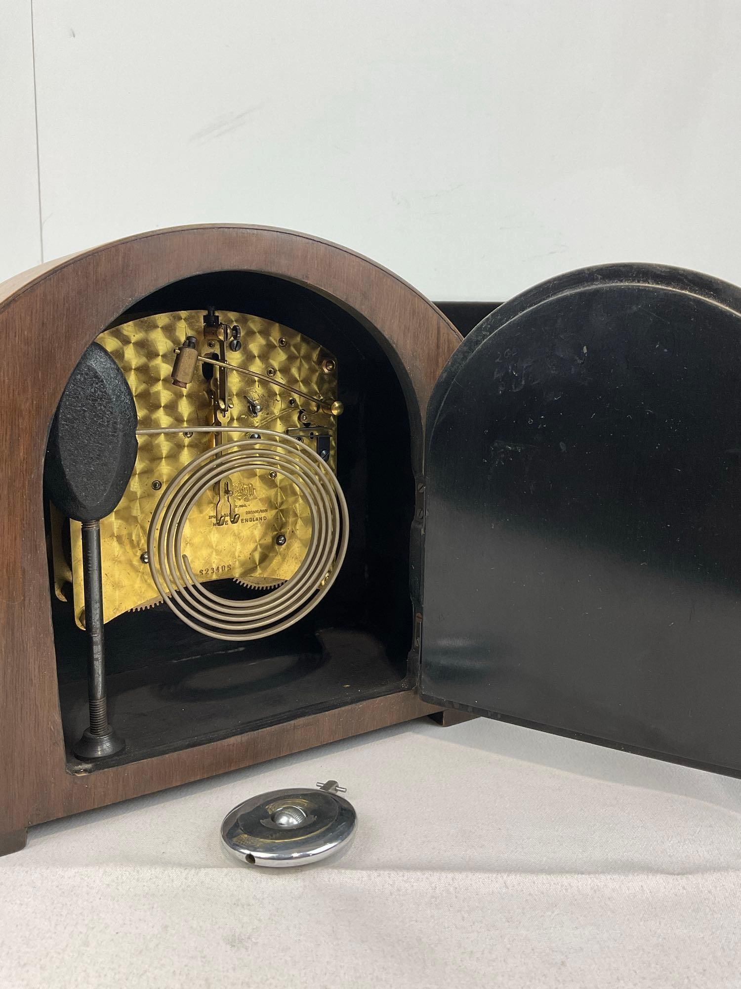 Early 20th Century English James Walker Mantel Clock, Time Strike, 10h x 10w x 6d inches - 5