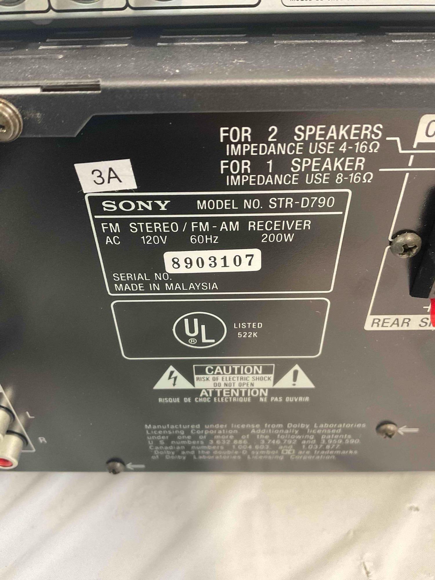 2 pcs SONY A/V Equipment, incl. DVD Player & Stereo Receiver. Tested, Work. Excellent Cond. - 10