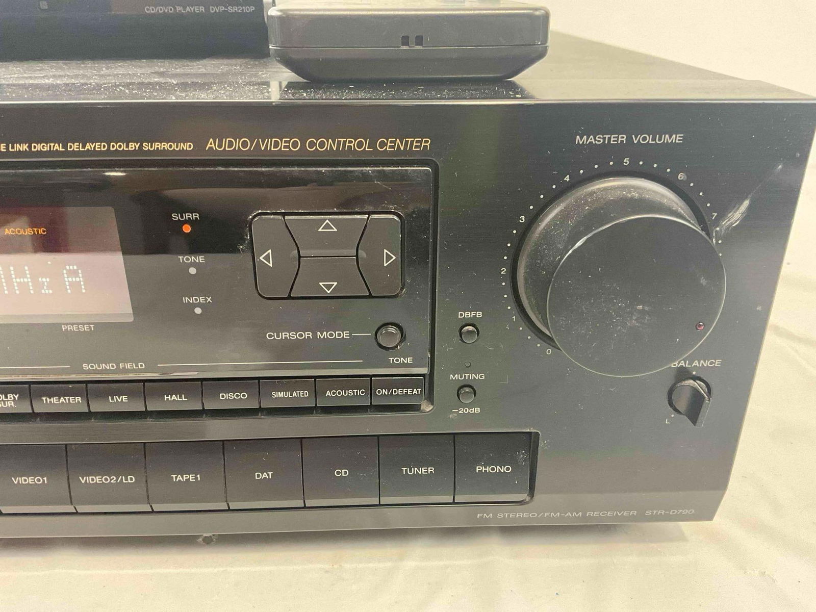 2 pcs SONY A/V Equipment, incl. DVD Player & Stereo Receiver. Tested, Work. Excellent Cond. - 2