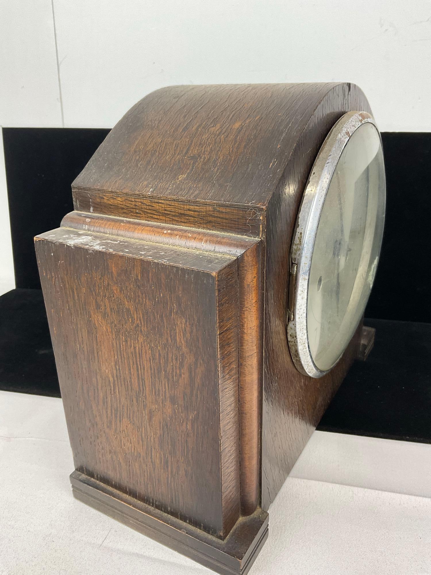 Early 20th Century English Enfield Mantel Clock, Time Strike, 10h x 11w x 6d inches - 3