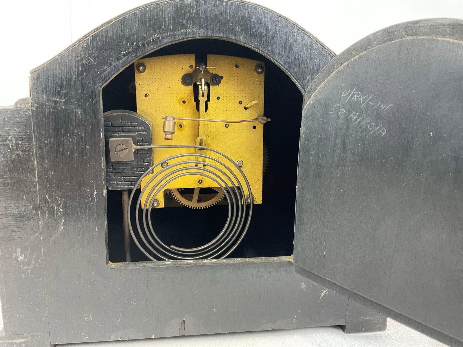 Early 20th Century English Enfield Mantel Clock, Time Strike, 10h x 11w x 6d inches - 6