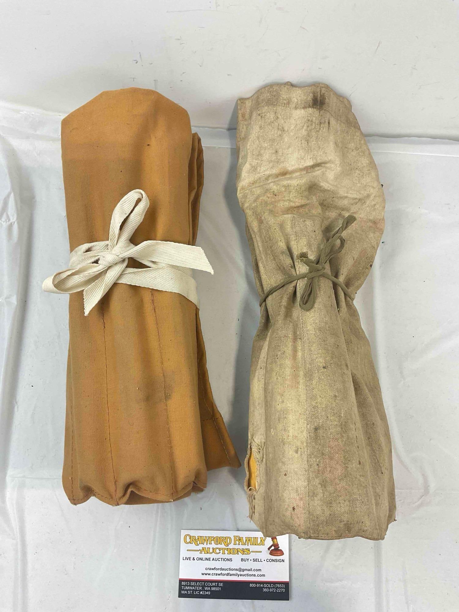 30 pcs Vintage Wood Carving Tools, incl. PFEIL? Swiss Made Chisels & 2 Canvas Cases. See pics. - 7