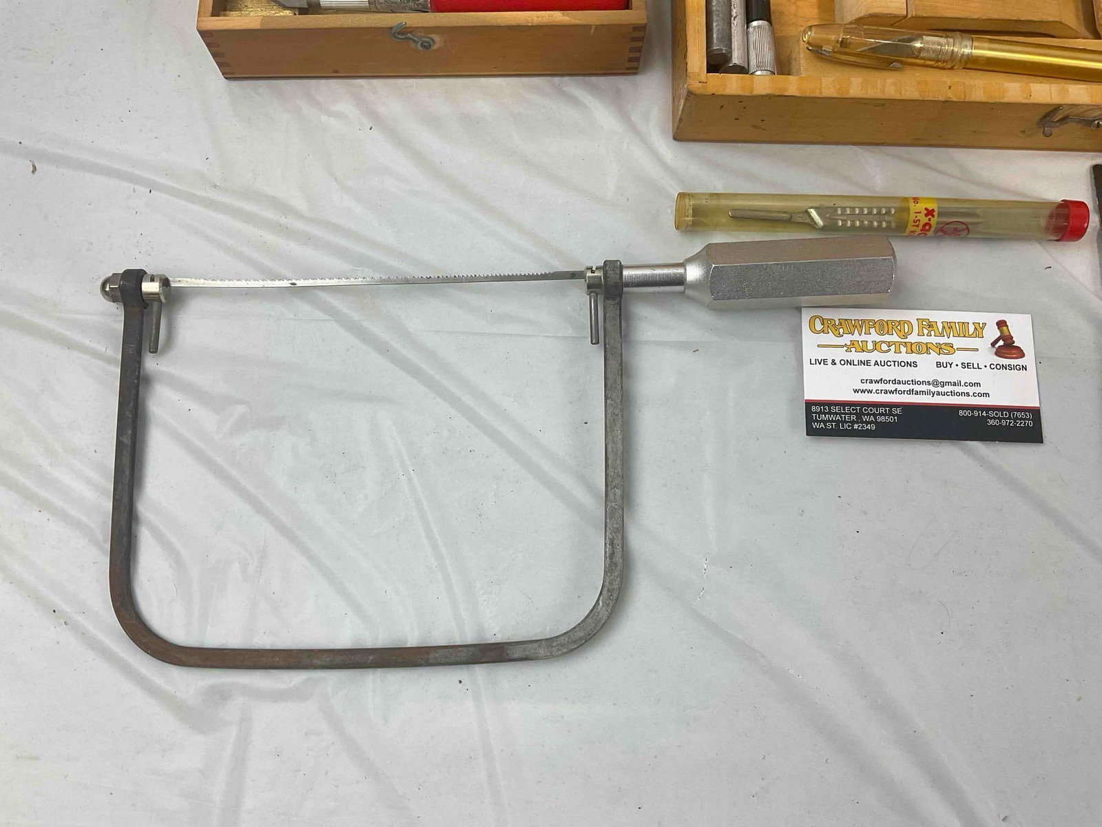 2 pcs Vintage X-Acto Knife & Tool Sets, incl. Blades & Saw. Very Good Condition. See pics. - 4