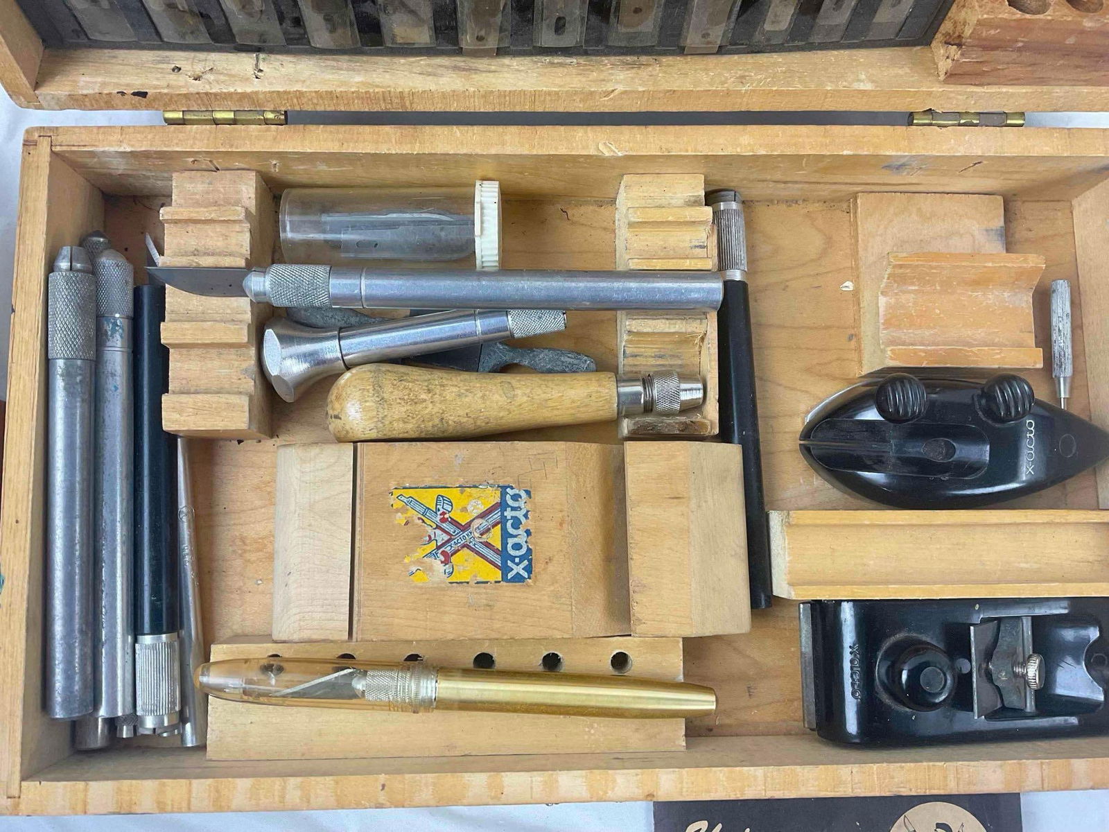 2 pcs Vintage X-Acto Knife & Tool Sets, incl. Blades & Saw. Very Good Condition. See pics. - 7