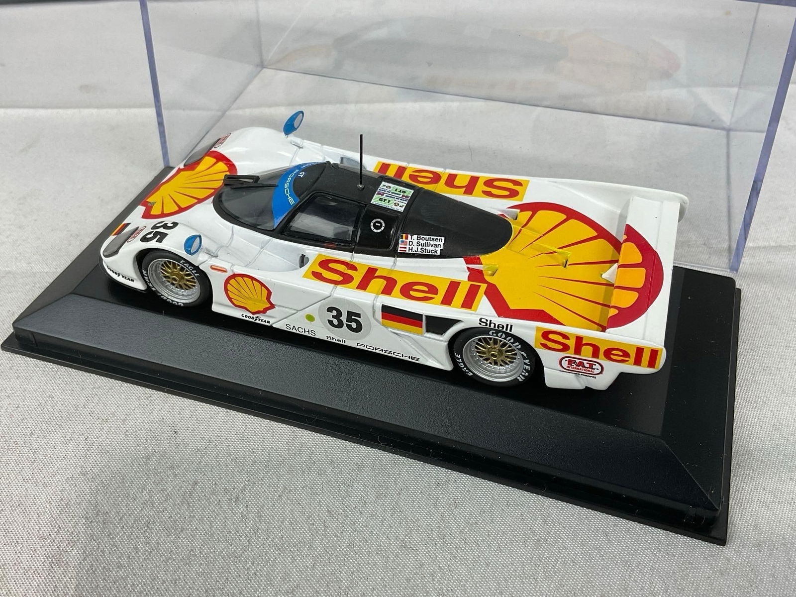 2 Minichamps 1/43 Scale Diecast Cars, 94 Porsche 962 & 2004 BMW M3 GTR, Signed by 2Muller drivers - 7