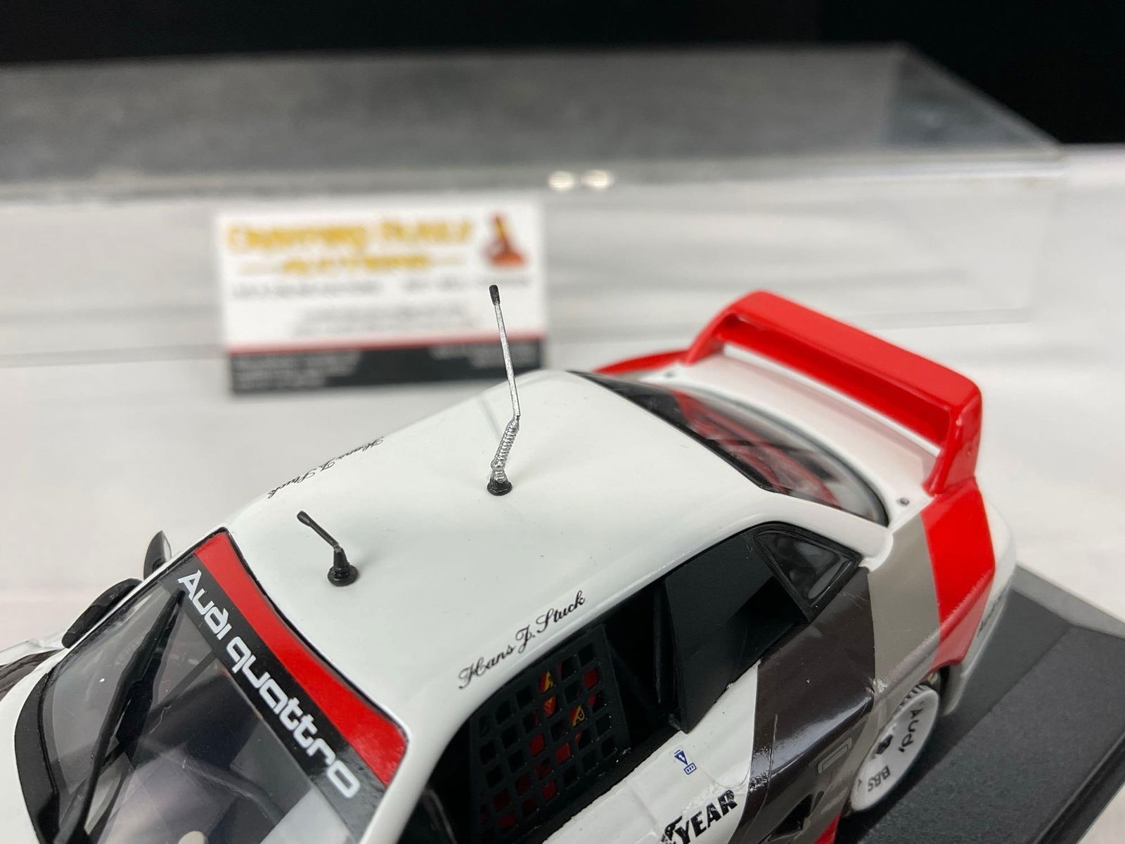 2 Minichamps 1/43 Scale Diecast Cars, 1979 BMW M1 & 1989 Audi 90 Quattro by Hans Stuck - 7