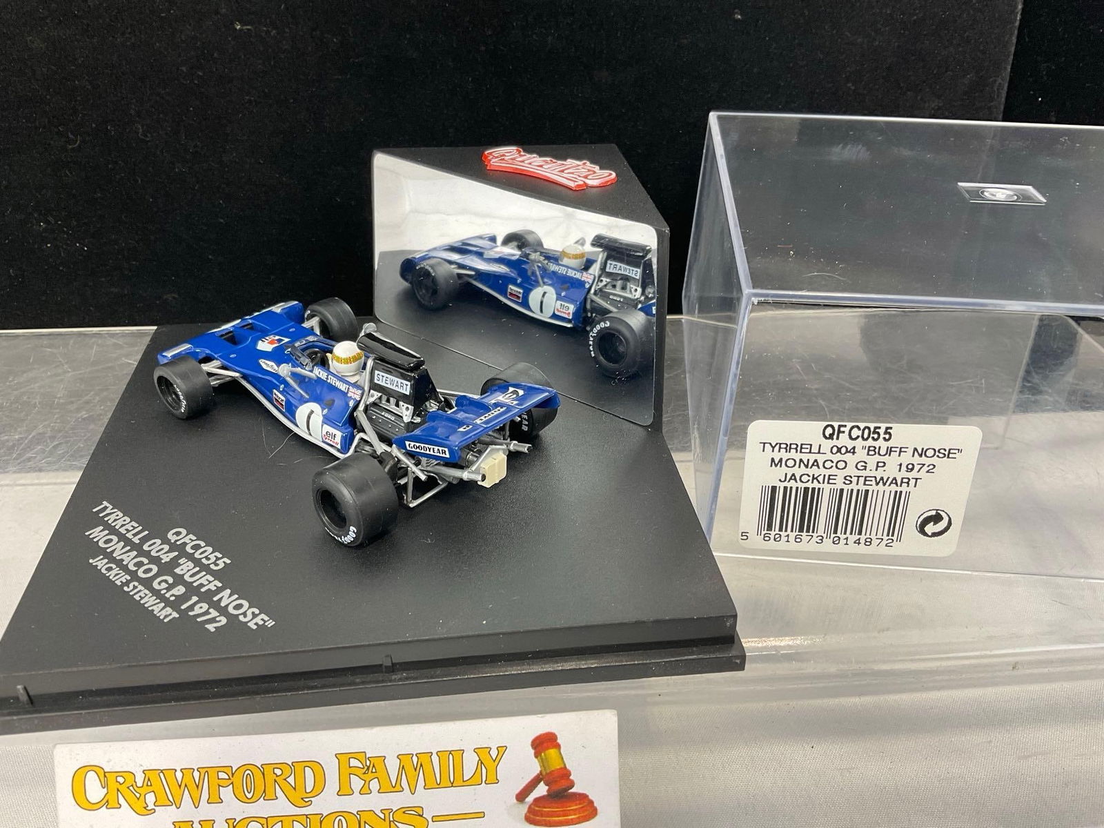 1/43 Scale Diecast Car Quartzo Tyrrell 003 Buff Nose Monaco Gp 1972 Jackie Stewart - 2
