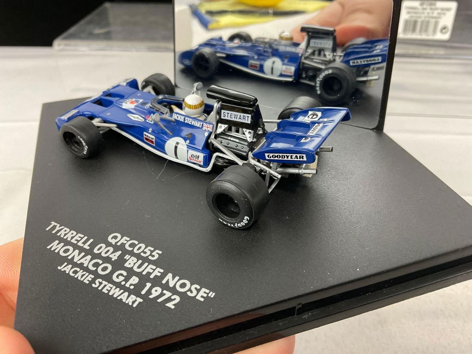 1/43 Scale Diecast Car Quartzo Tyrrell 003 Buff Nose Monaco Gp 1972 Jackie Stewart - 3