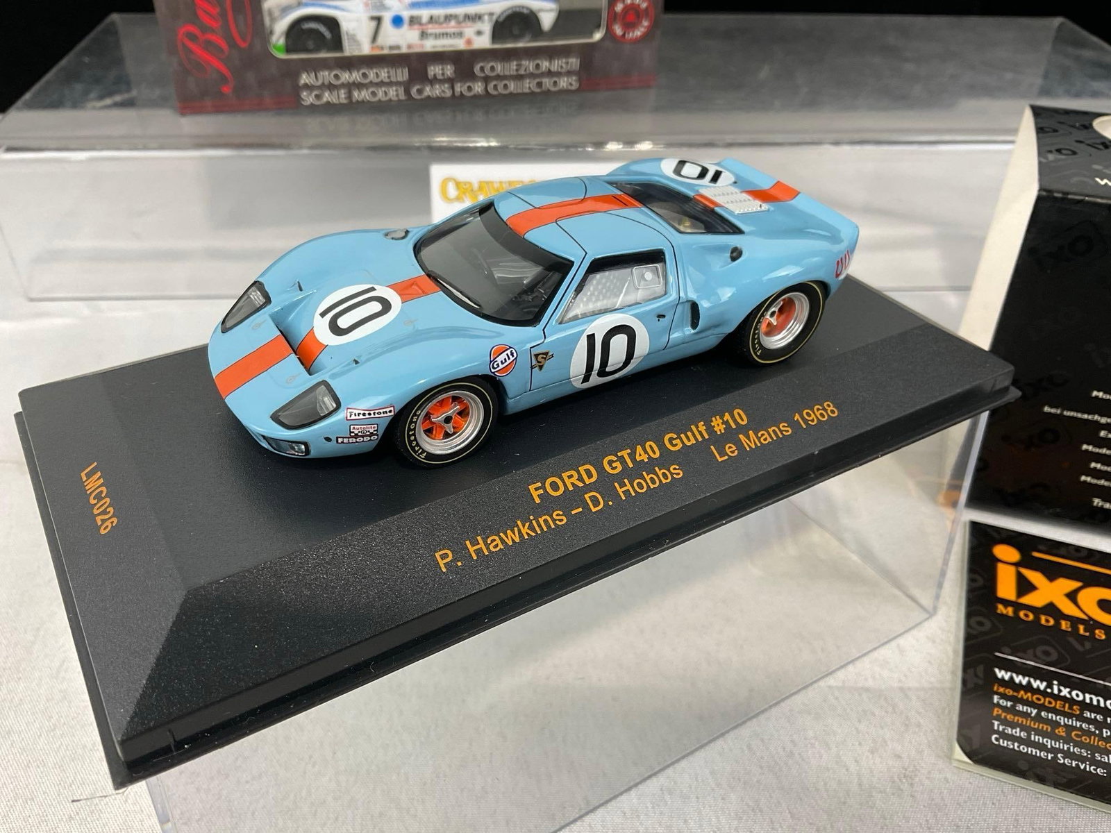 Bang & IXO 1/43 Scale Diecast Cars, 1968 Ford GT40 Gulf & 1991 Porsche 962C - 4