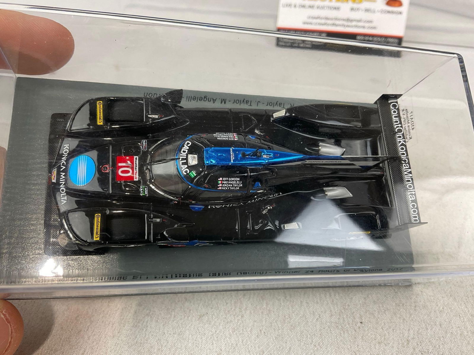 2 Spark 1/43 Scale Diecast Cars, 1969 Matra MS80 & 2017 Konica Minolta Cadillac DPI-VR - 7