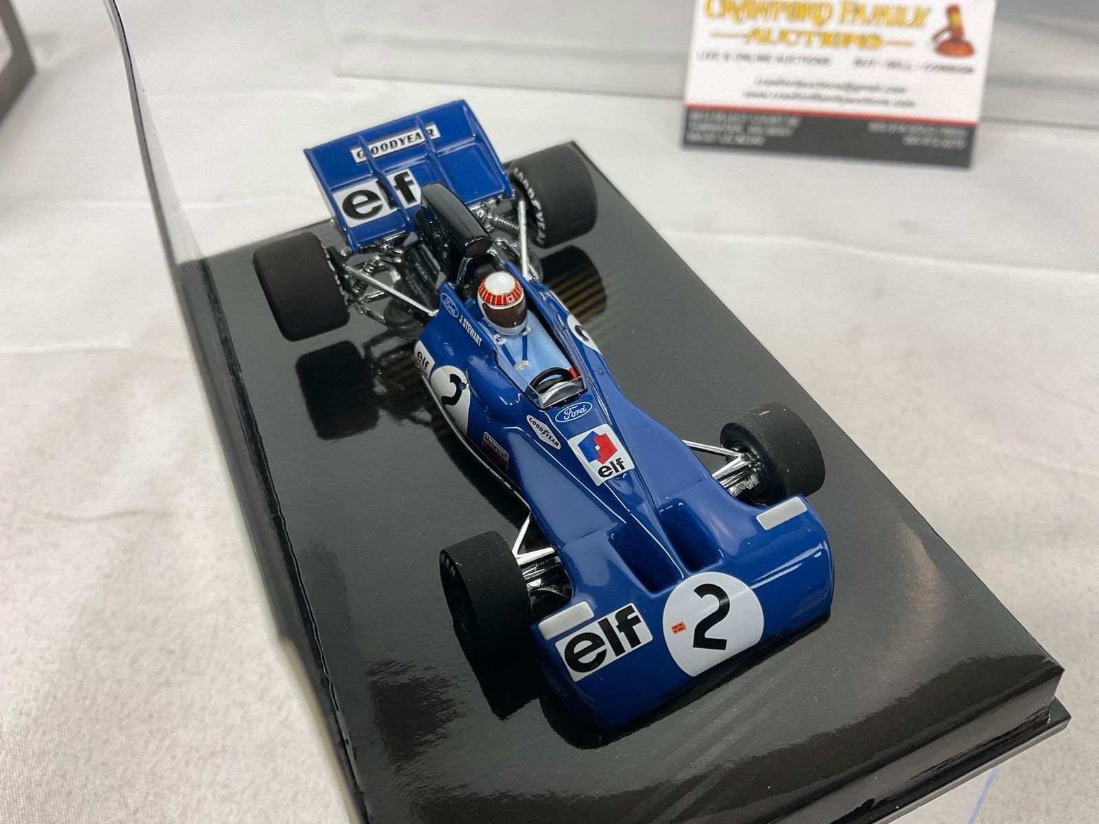 2 Minichamps 1/43 Scale Diecast Cars 1971 & 1973 Jackie Stewart Tyrrell Ford World Champion - 4