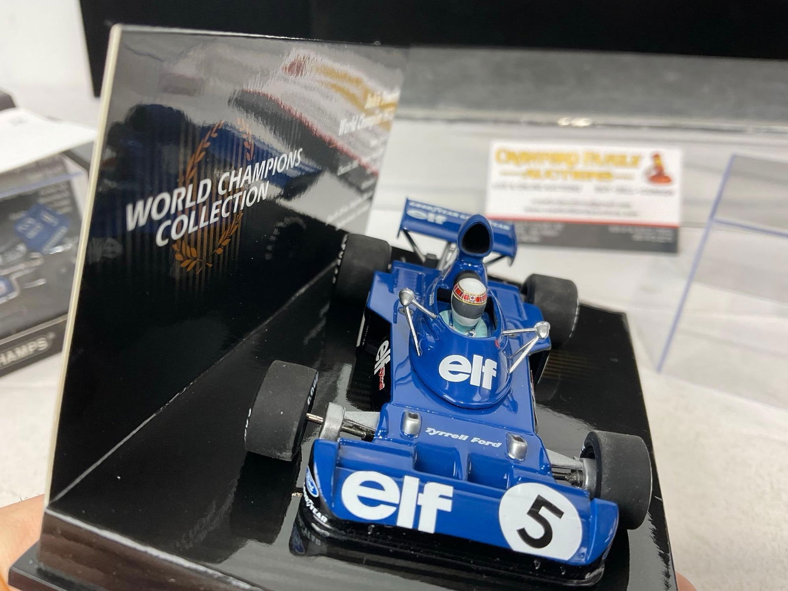 2 Minichamps 1/43 Scale Diecast Cars 1971 & 1973 Jackie Stewart Tyrrell Ford World Champion - 7