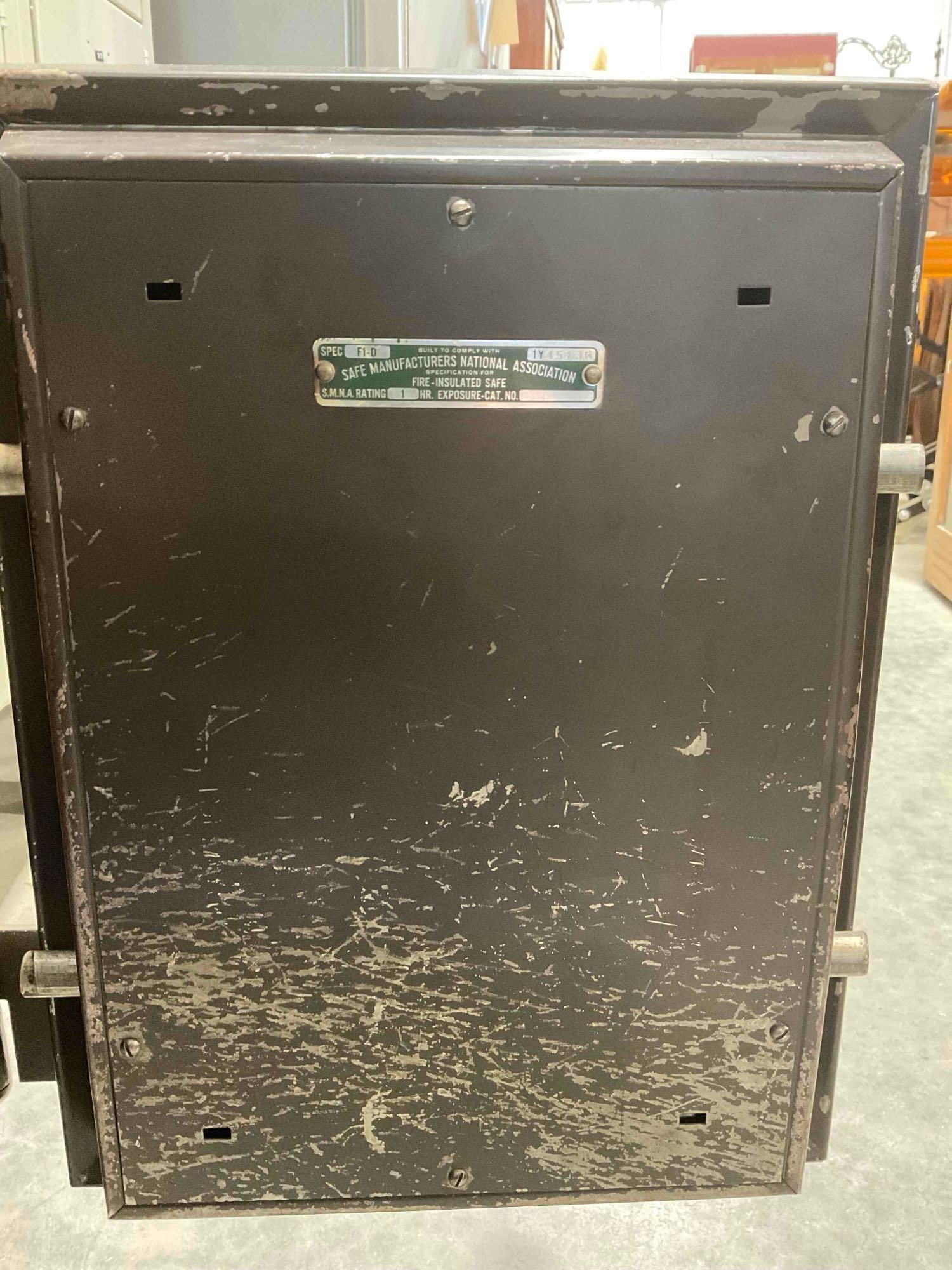 Vintage Herring-Hall Marvin Safe Co. Combination Floor Safe. No Code, Cannot Be Locked, As Is. - 5