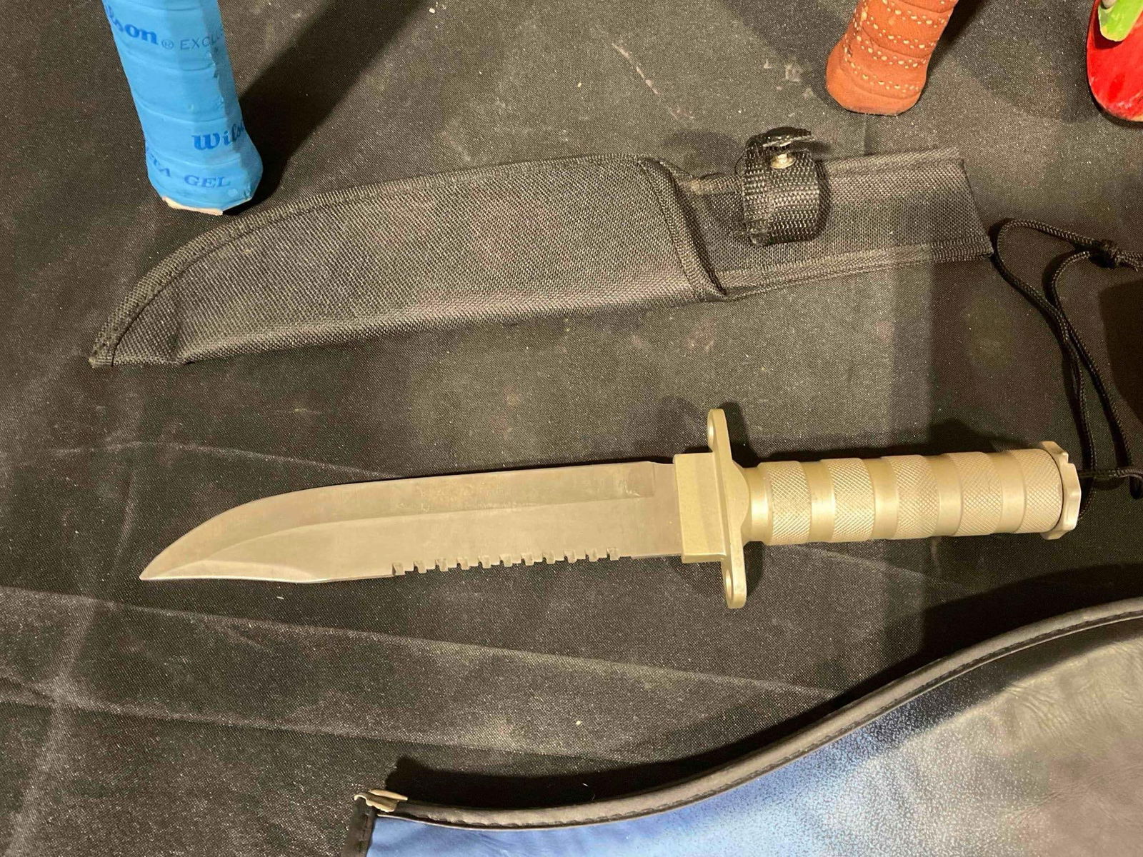 4 pcs Sports Gear Assortment, incl. Spalding & Wilson Tennis Rackets, Vintage Toy & More! - 7