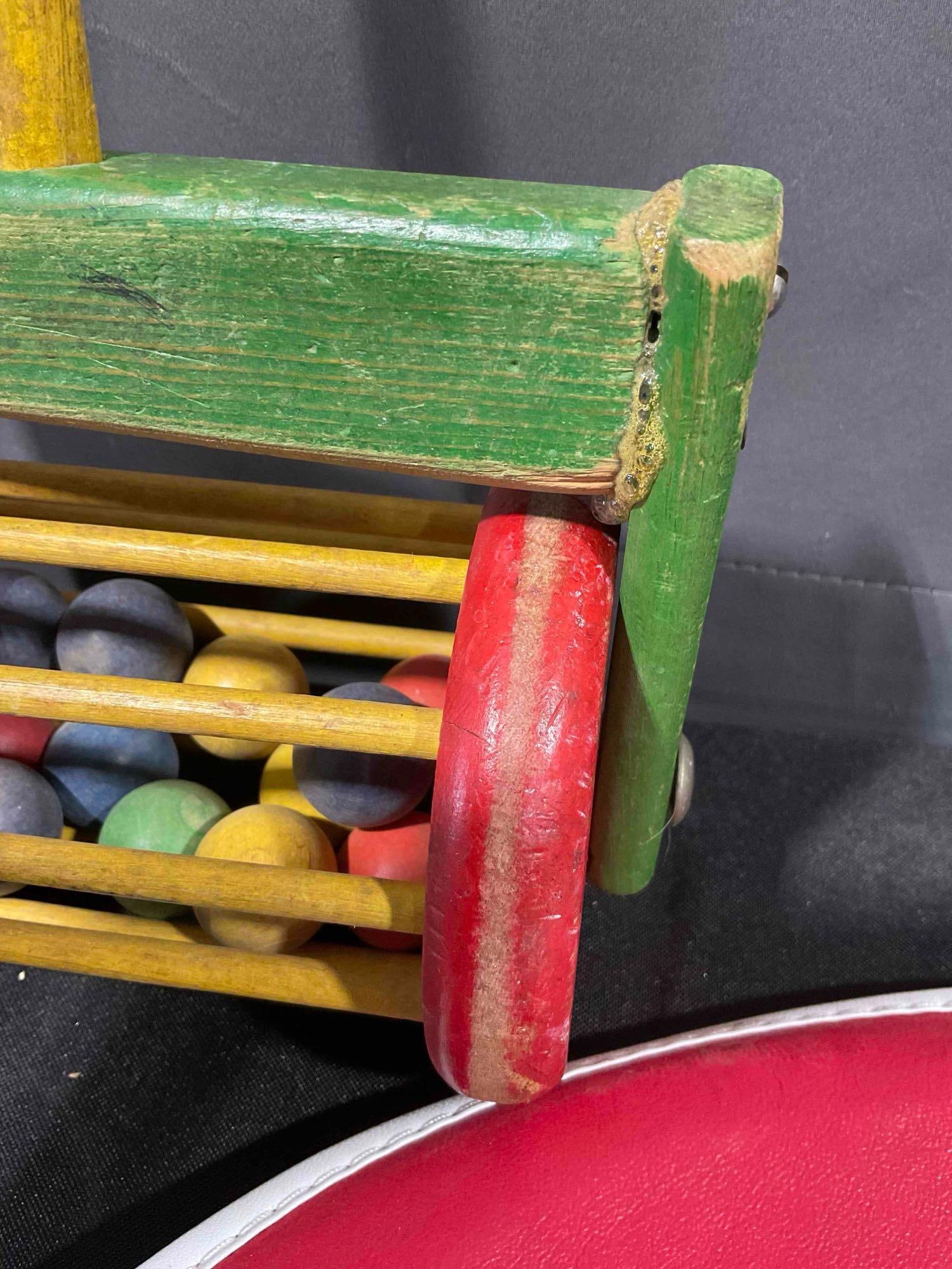 4 pcs Sports Gear Assortment, incl. Spalding & Wilson Tennis Rackets, Vintage Toy & More! - 9